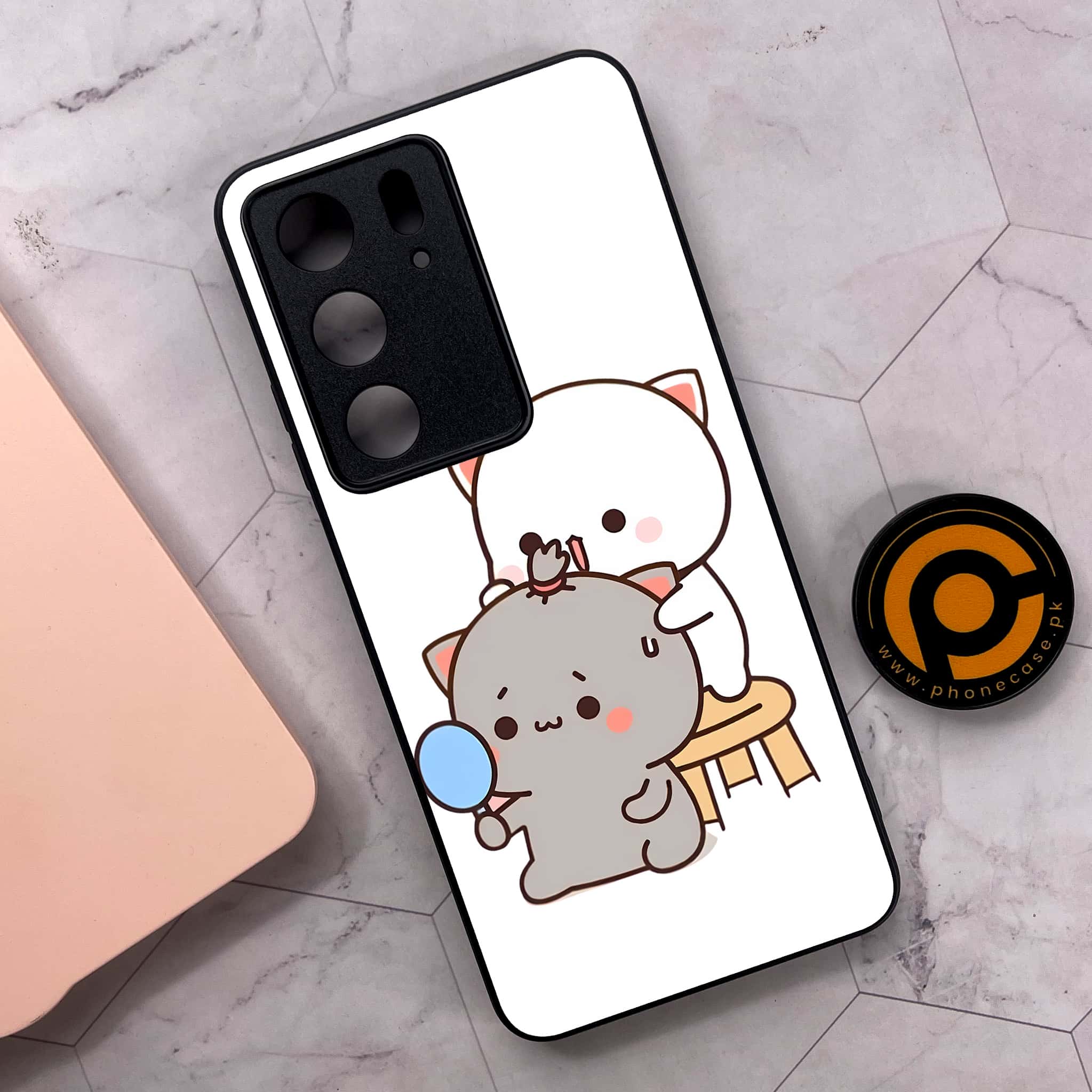 Realme C75x 4G - Cute BuBu DuDu Series - Premium Metal Printed soft Bumper shock Proof Case