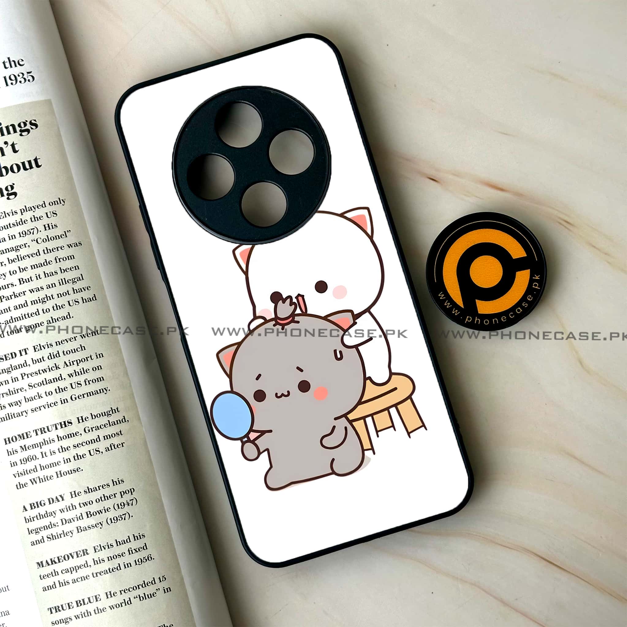 Oppo F27 Pro Plus - Cute BuBu DuDu Series - Premium Metal Printed soft Bumper Shock Proof Case