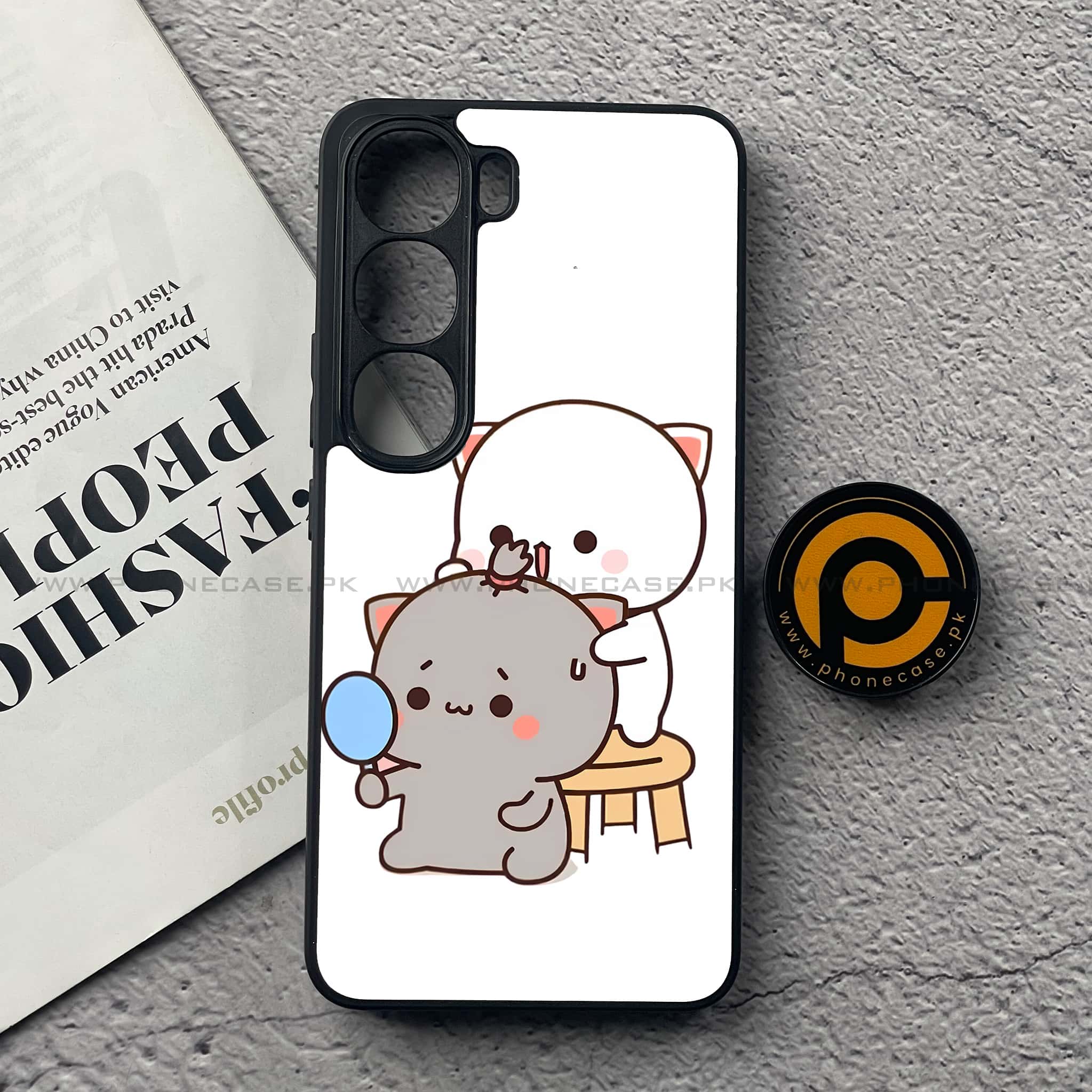 Vivo V40 Lite (IDN) - Cute BuBu DuDu Series - Premium Metal Printed soft Bumper Shock Proof Case