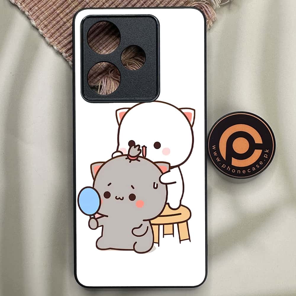 Realme GT 7T - Cute BuBu DuDu Series - Premium Metal Printed soft Bumper shock Proof Case