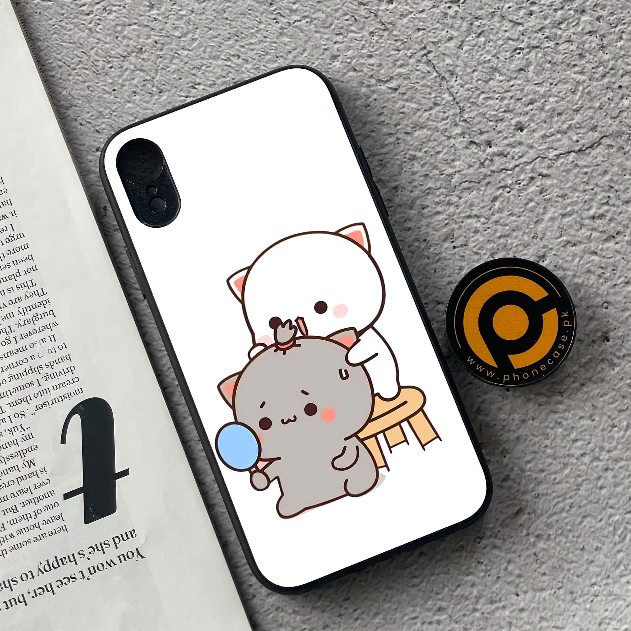 iPhone XR - Cute BuBu DuDu Series - Premium Metal  Printed soft Bumper shock Proof Case