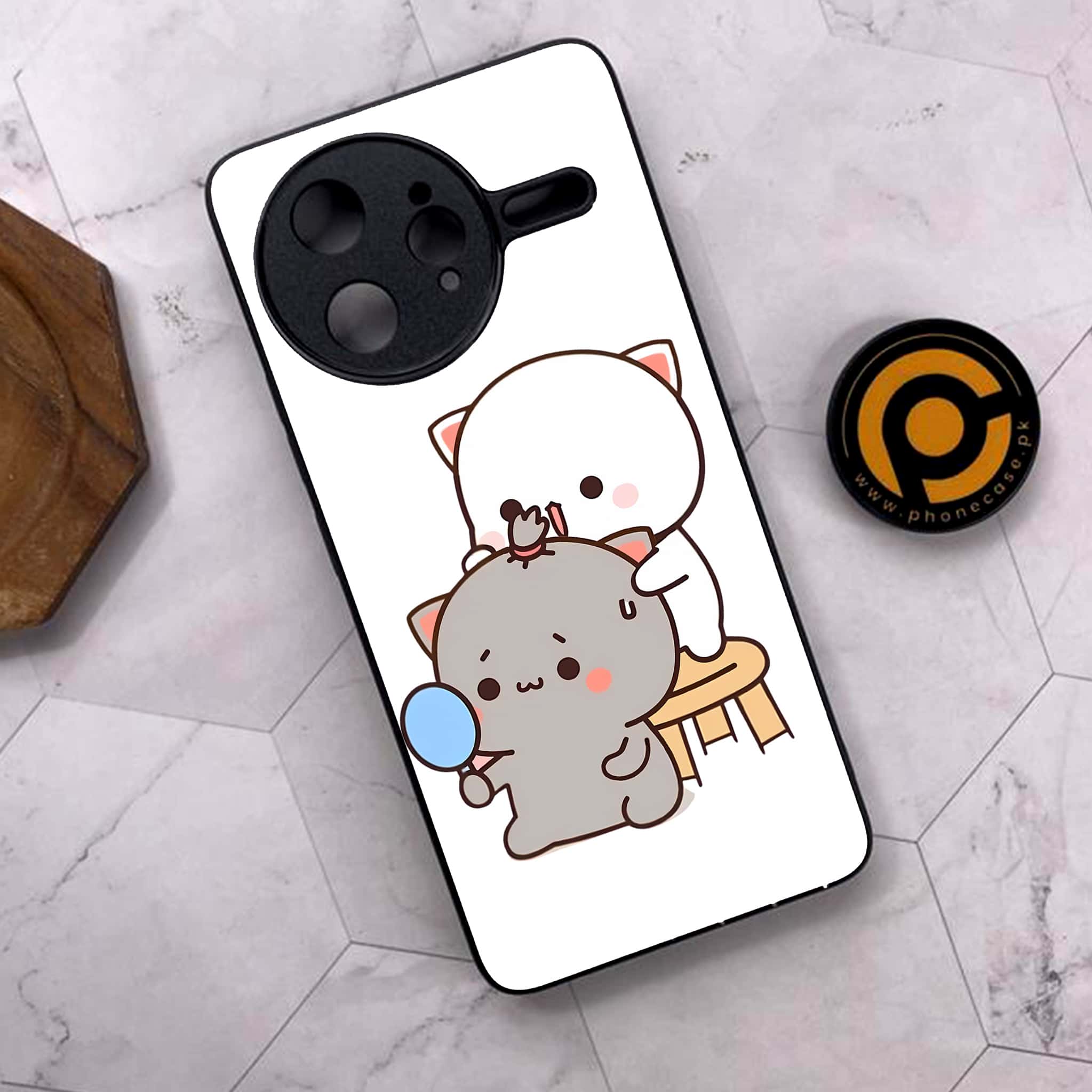 Xiaomi Poco F7 Ultra 5G - Cute BuBu DuDu Series - Premium Metal Printed soft Bumper shock Proof Case