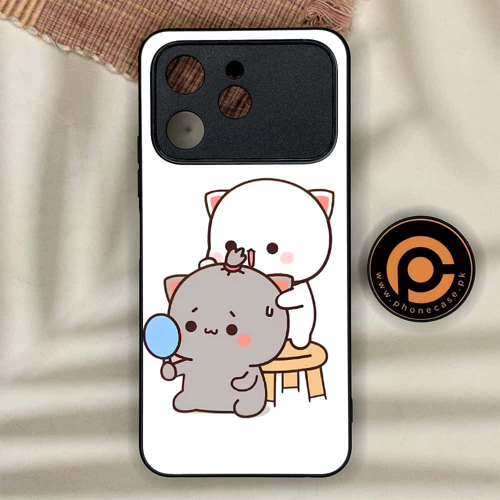 Tecno Spark 40 - Cute BuBu DuDu Series - Premium Metal Printed soft Bumper shock Proof Case
