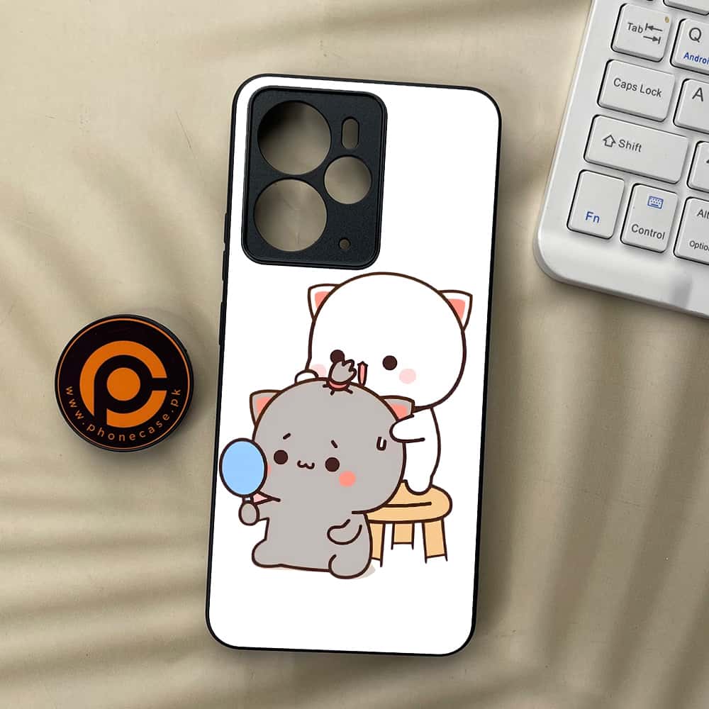Realme 14T 5G - Cute BuBu DuDu Series - Premium Metal Printed soft Bumper Shock Proof Case