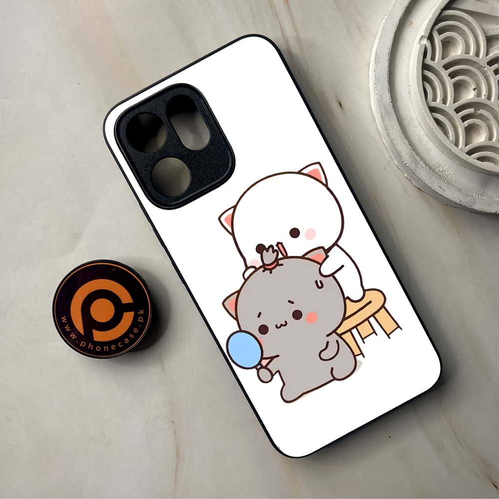 Oppo Reno 14F - Cute BuBu DuDu Series - Premium Metal Printed Soft Bumper Shockproof Case