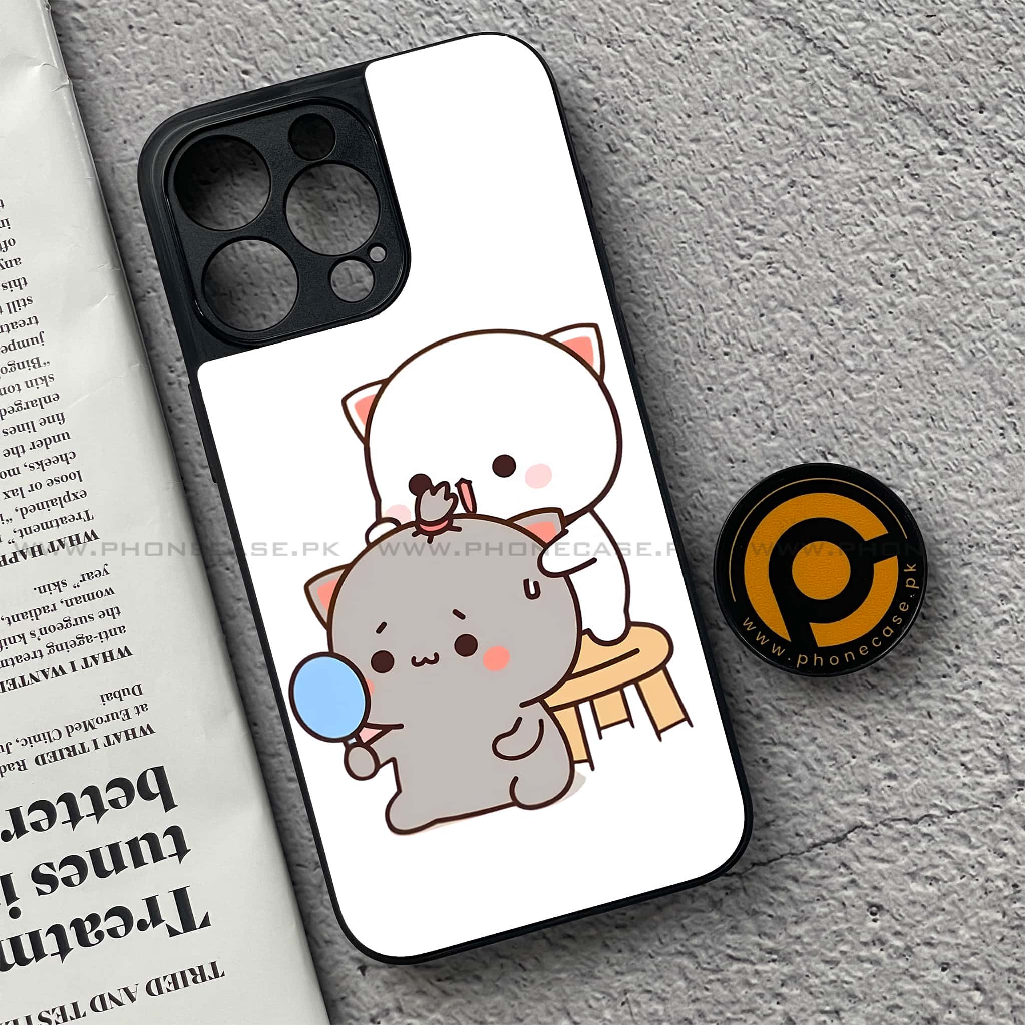 iPhone 15 Pro - Cute BuBu DuDu Series - Premium Metal Printed soft Bumper shock Proof Case
