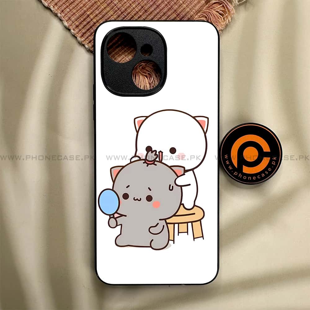Tecno Spark 40C - Cute BuBu DuDu Series - Premium Metal Printed soft Bumper shock Proof Case