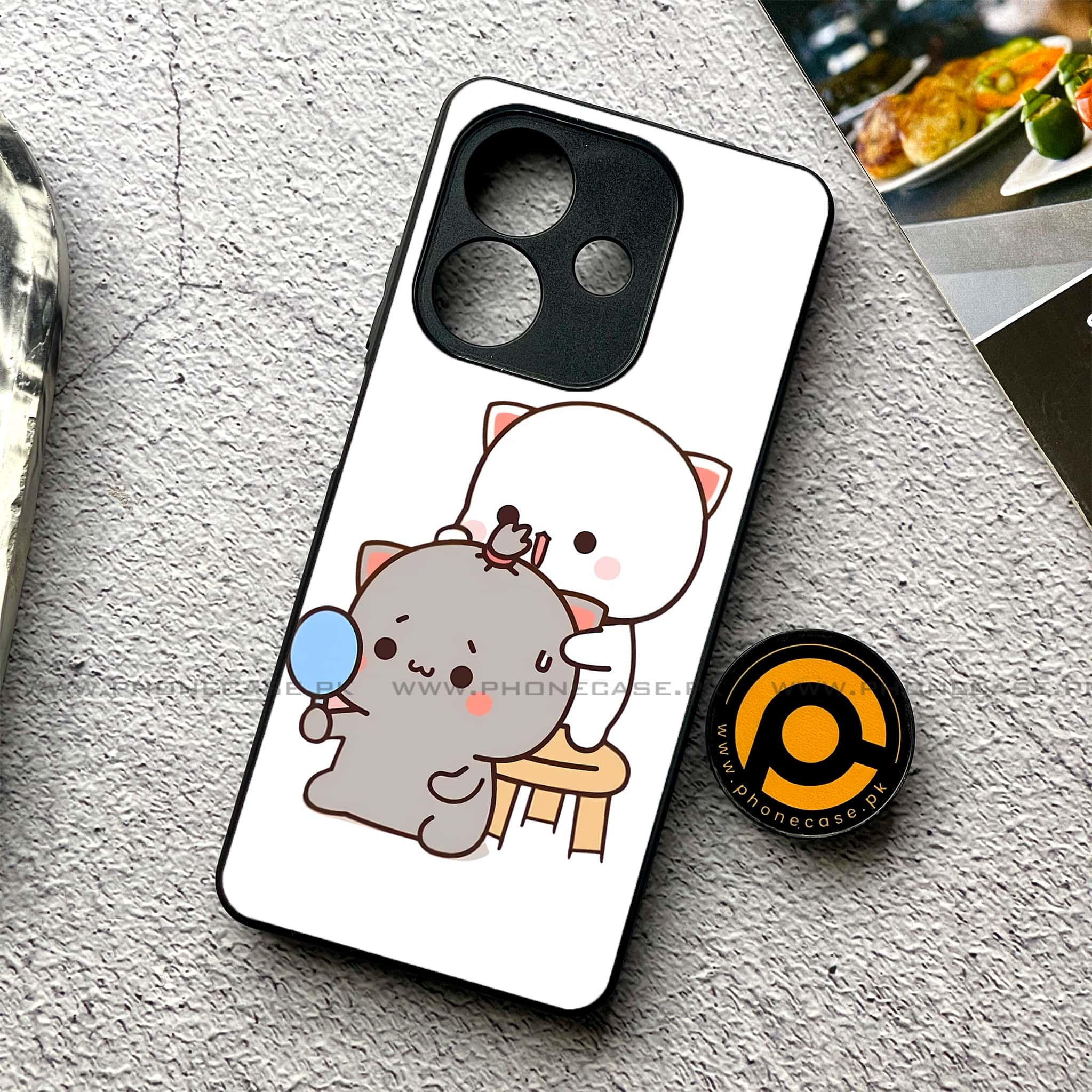 Oppo A5i - Cute BuBu DuDu Series - Premium Metal Printed soft Bumper shock Proof Case
