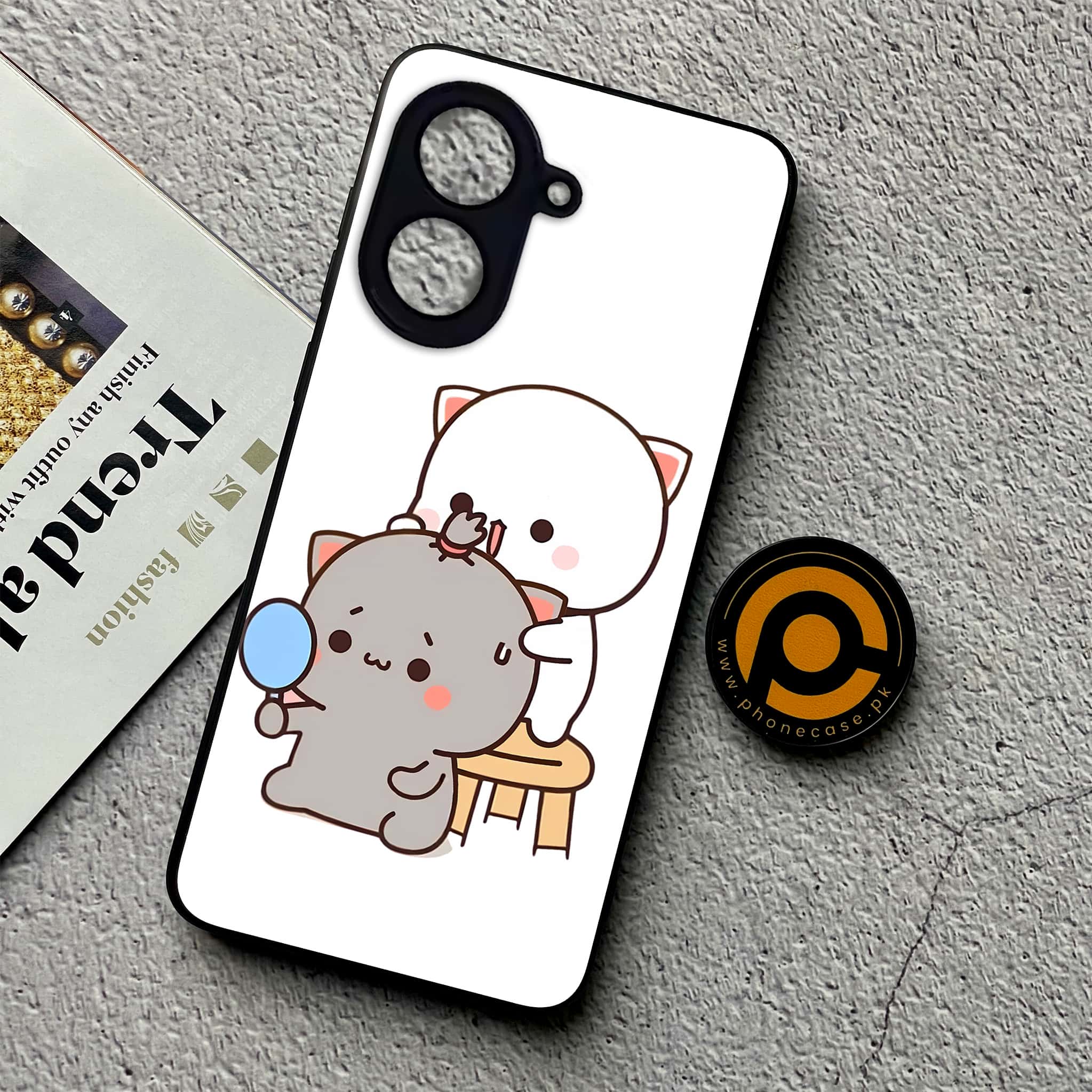 Xiaomi Redmi A5 - Cute BuBu DuDu Series - Premium Metal Printed soft Bumper shock Proof Case