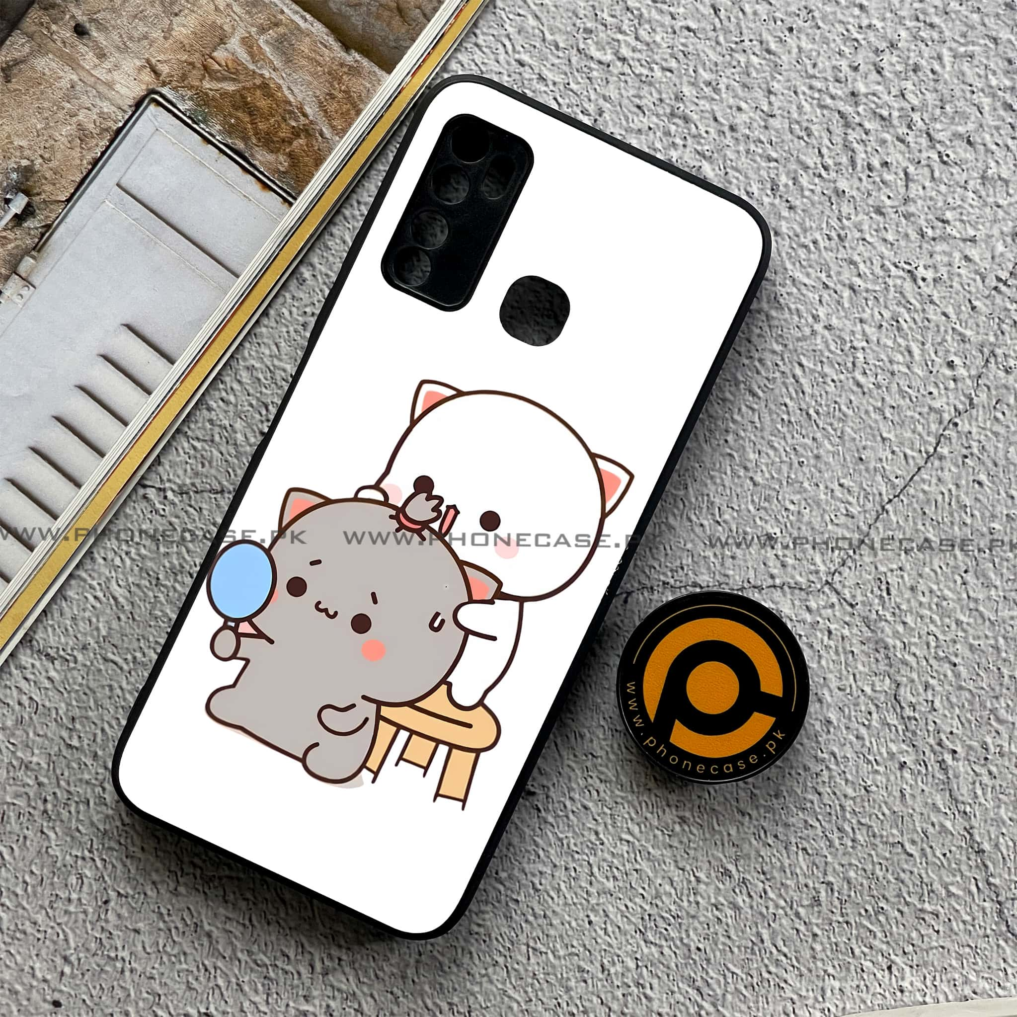 Infinix Note 7 Lite - Cute BuBu DuDu - Premium Printed Metal soft Bumper shock Proof Case