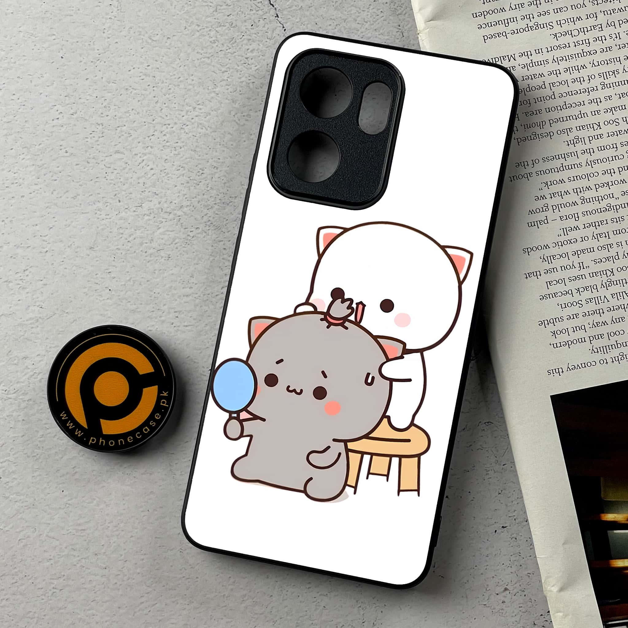 Oppo Reno 13F - Cute BuBu DuDu Series - Premium Metal Printed Soft Bumper Shockproof Case