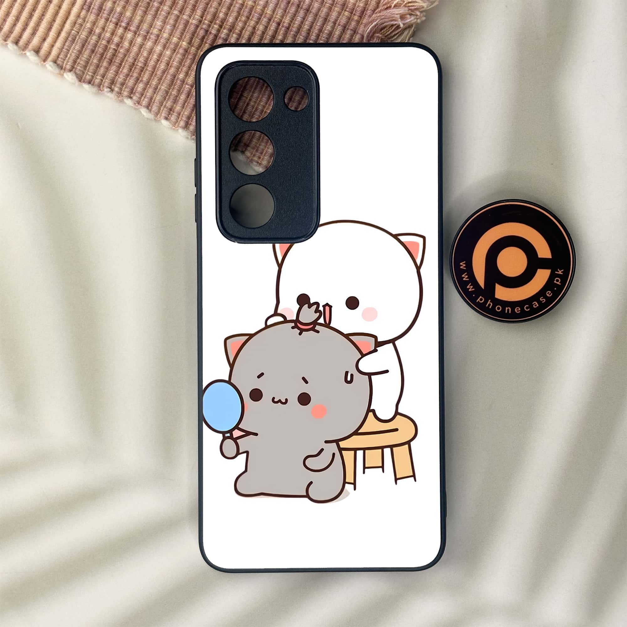 Oppo A5 2025 - Cute BuBu DuDu Series - Premium Metal Printed soft Bumper shock Proof Case