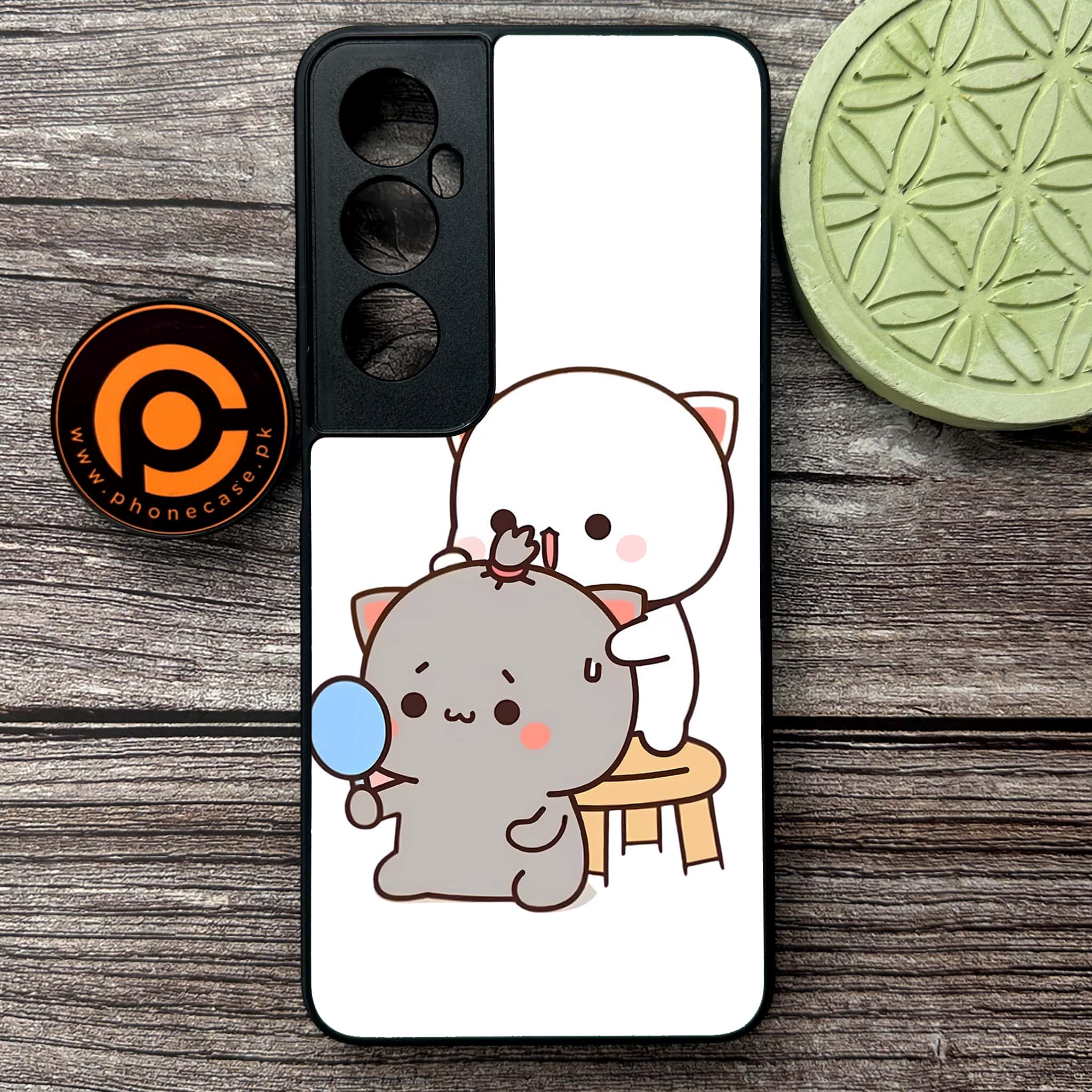 Realme C65  - Cute BuBu DuDu Series - Premium Metal Printed soft Bumper shock Proof Case