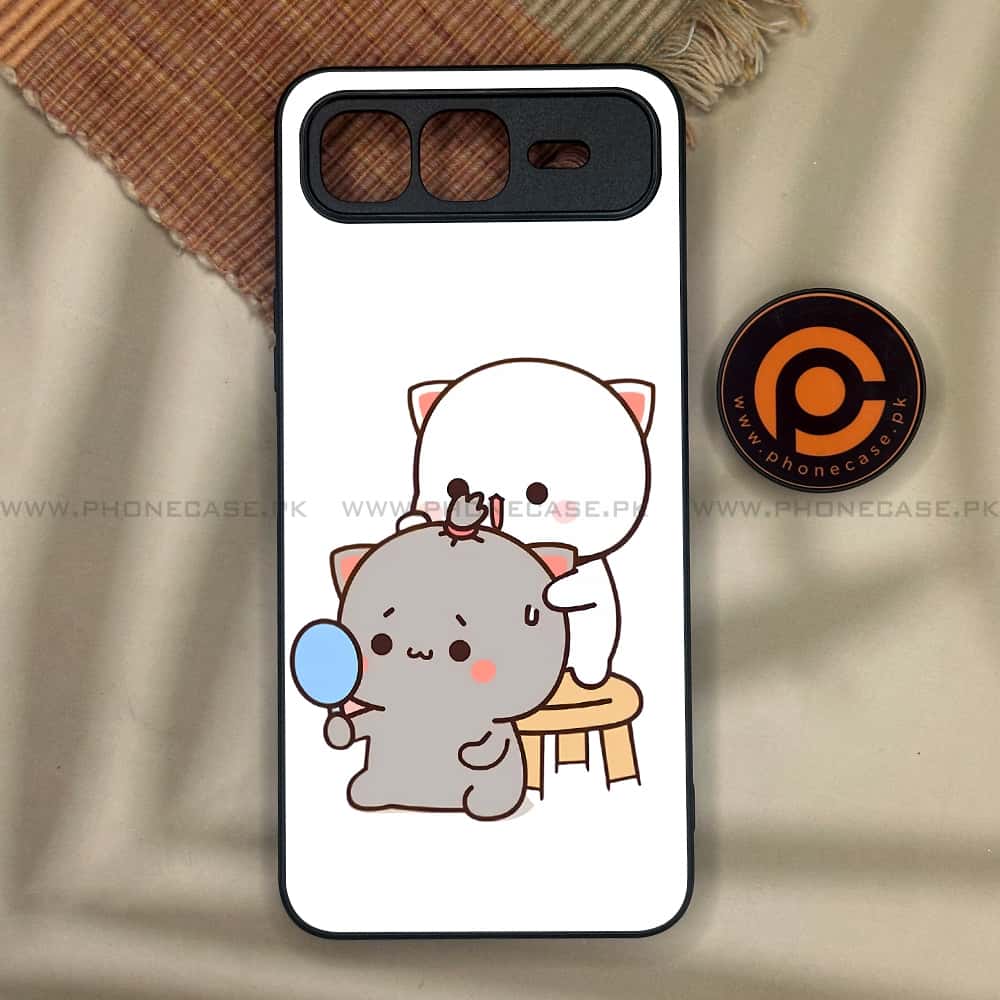 Infinix Smart 10 Plus - Cute BuBu DuDu Series - Premium Metal Printed soft Bumper shock Proof Case