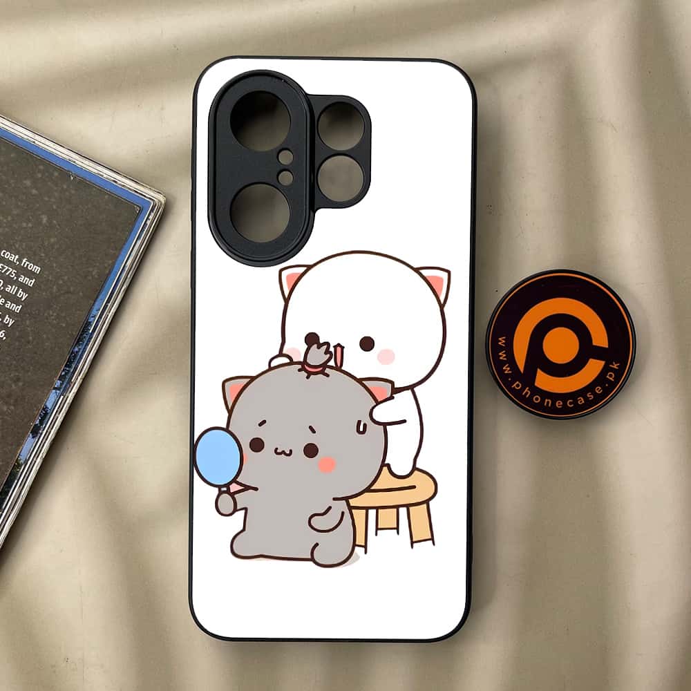 Vivo X200 FE - Cute BuBu DuDu Series - Premium Metal Printed soft Bumper Shock Proof Case
