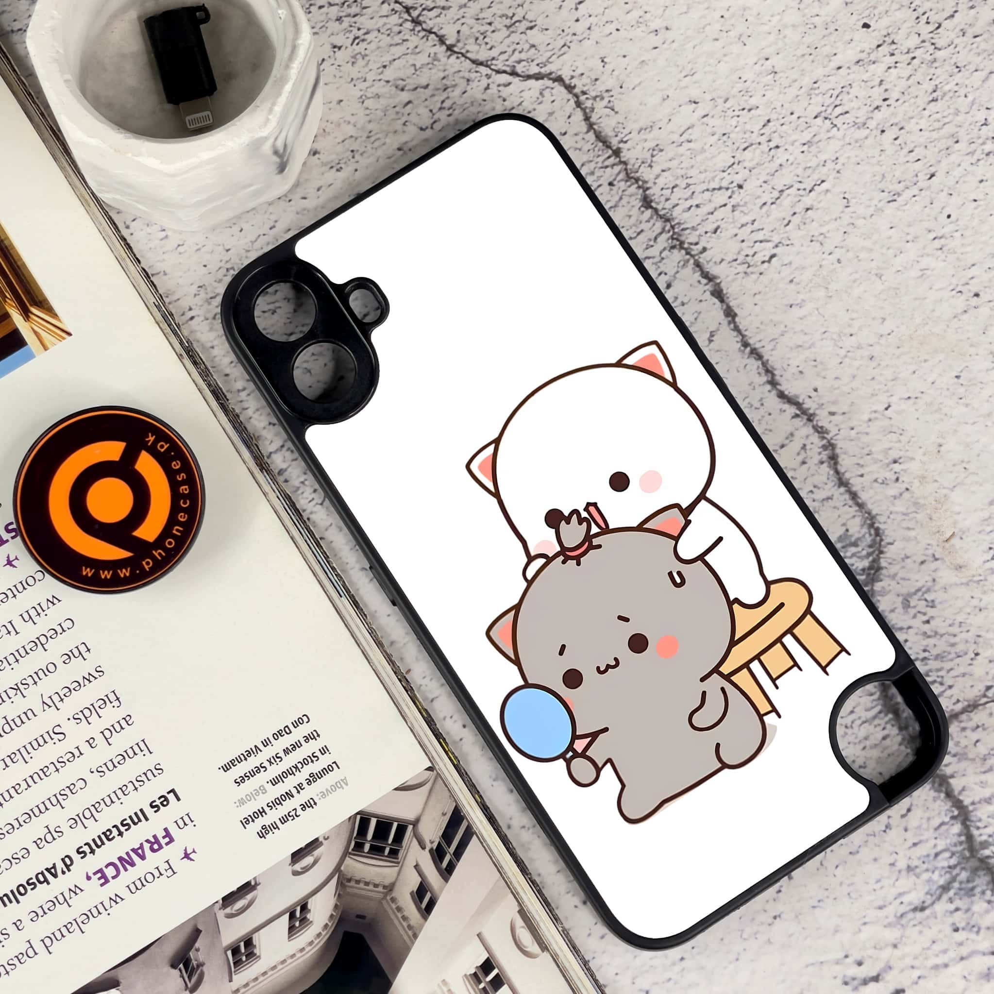 Nothing CMF Phone 1 - Cute BuBu DuDu Series - Premium Metal Printed soft Bumper Shock Proof Case