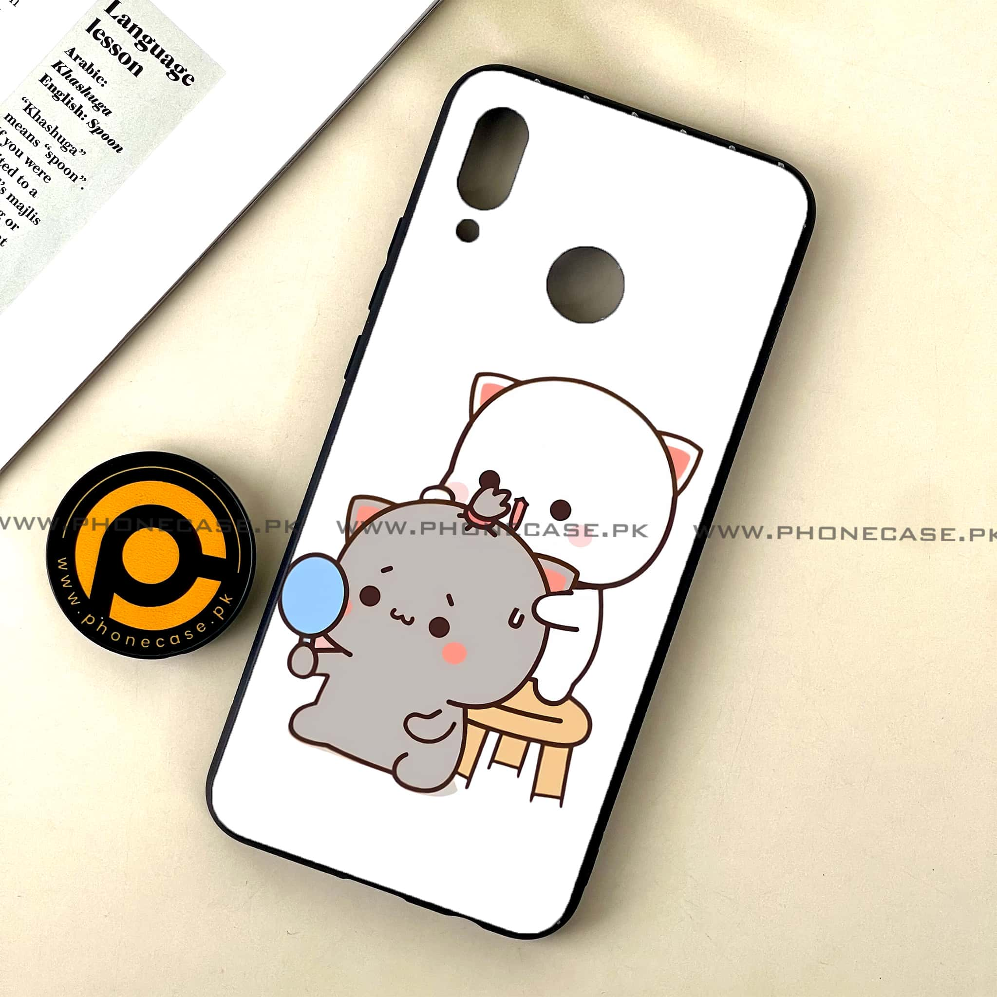 Huawei Nova 3 - Cute BuBu DuDu Series - Premium Printed Glass soft Bumper shock Proof Case