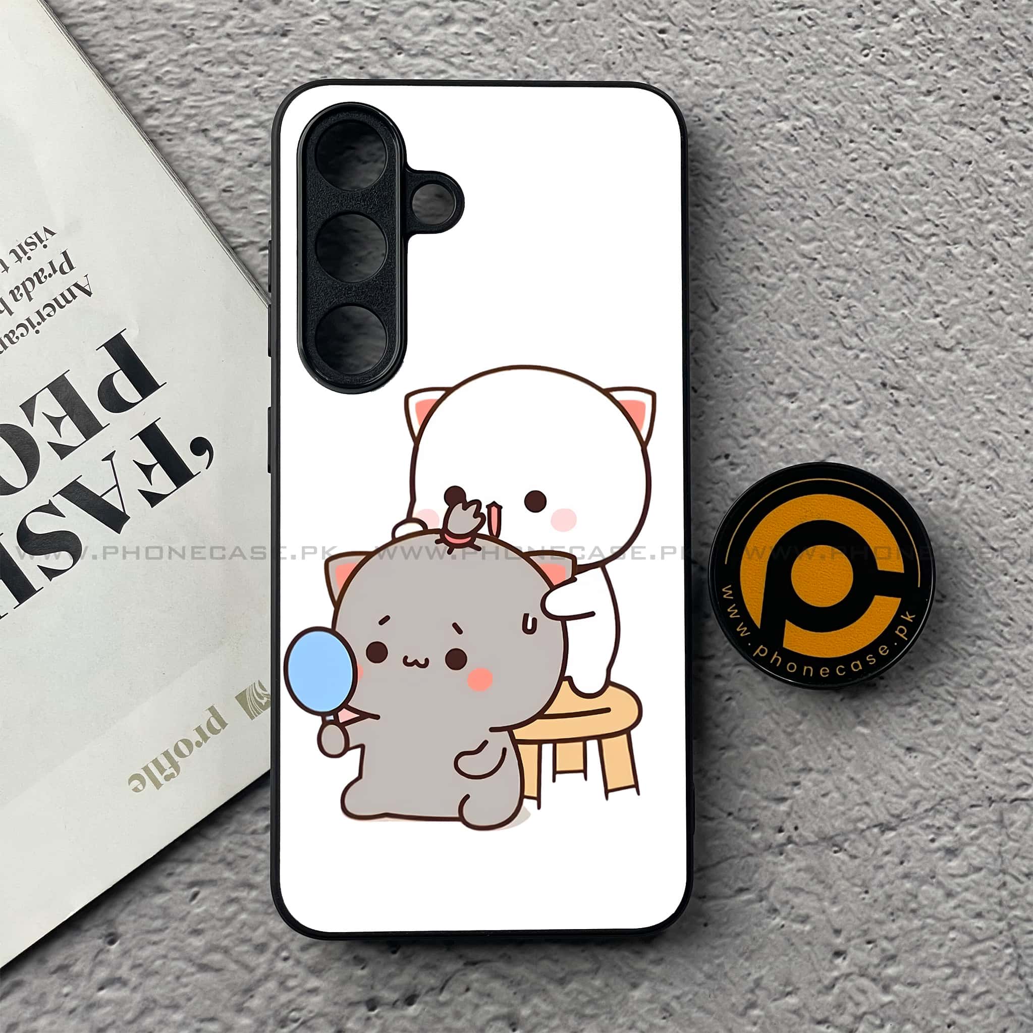 Samsung Galaxy S25 FE - Cute BuBu DuDu Series - Premium Metal Printed soft Bumper shock Proof Case