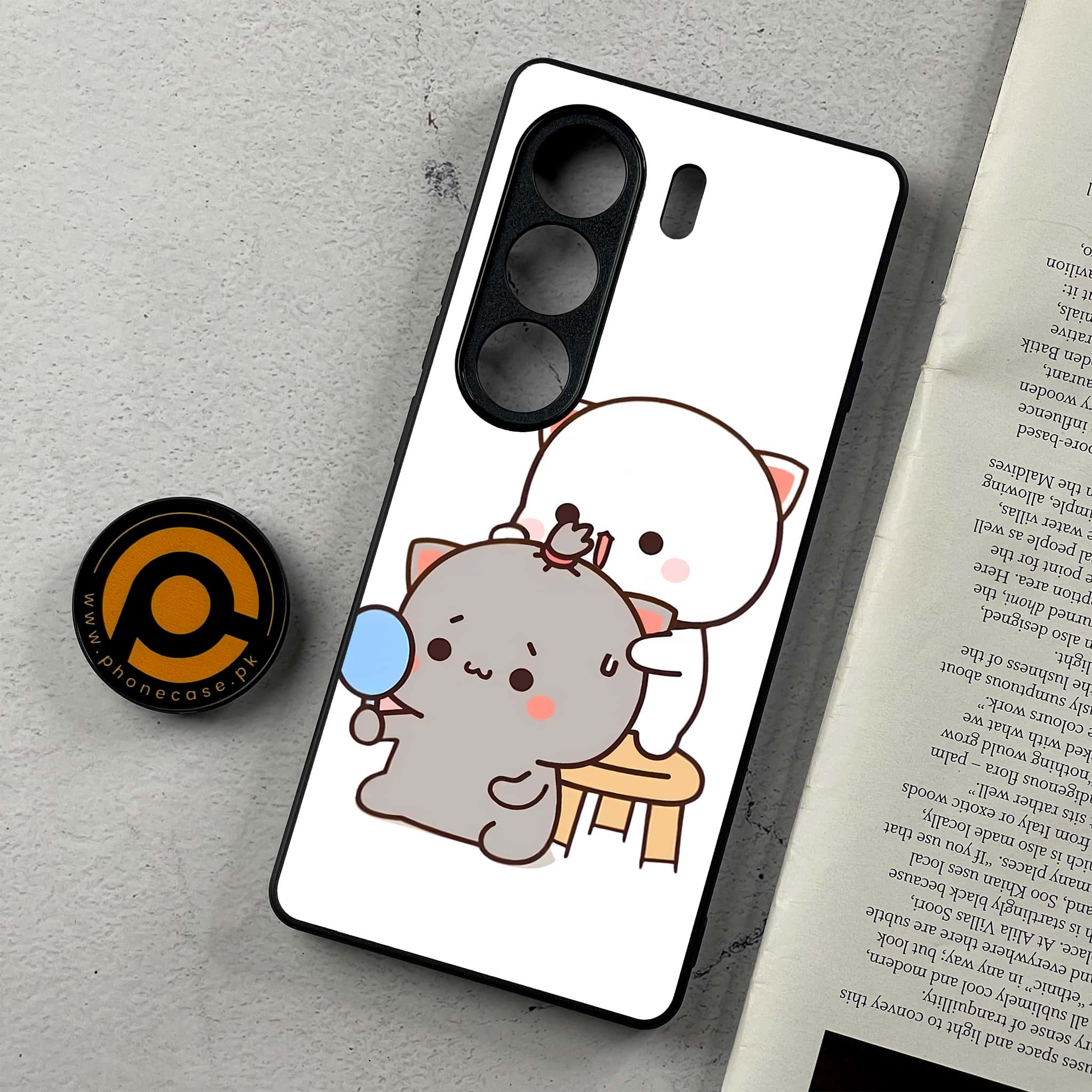 Tecno Camon 40 Pro - Cute BuBu DuDu Series - Premium Metal Printed Soft Bumper Shockproof Case