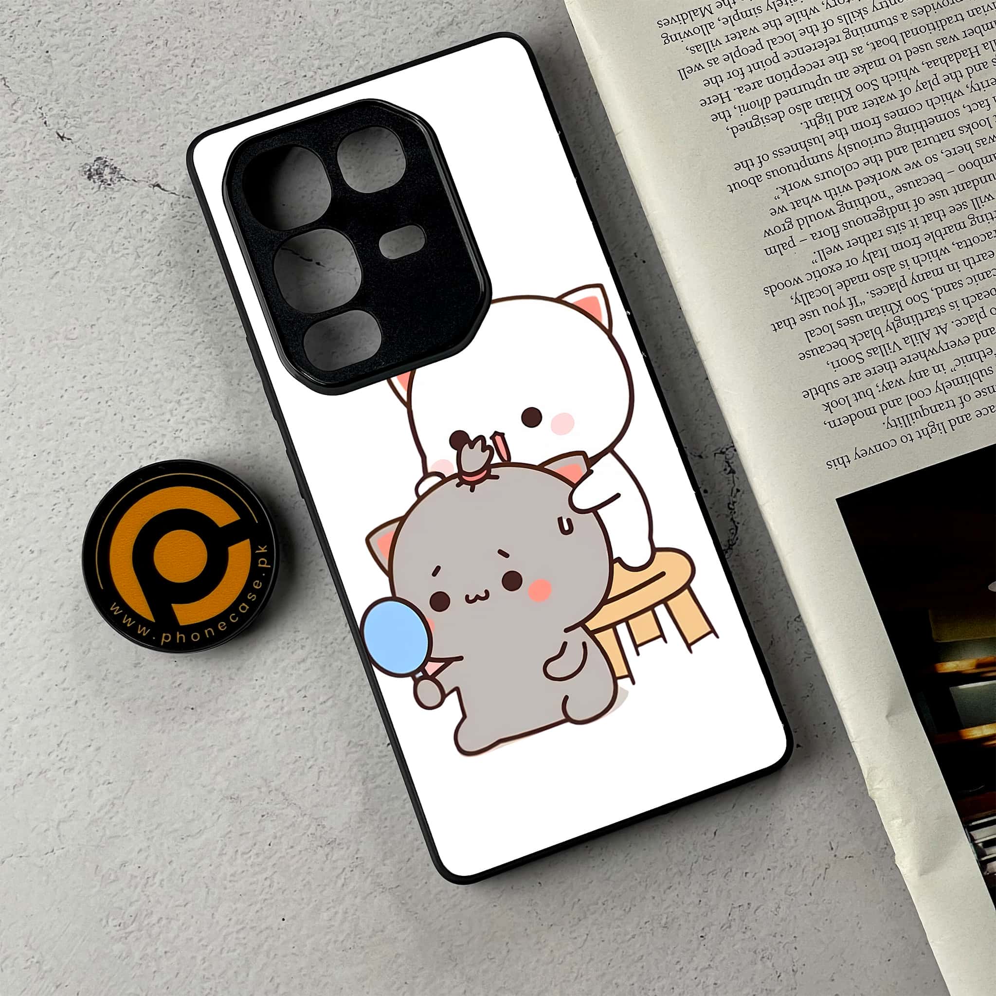 Infinix Note 50 - Cute BuBu DuDu Series - Premium Metal Printed Soft Bumper Shockproof Case