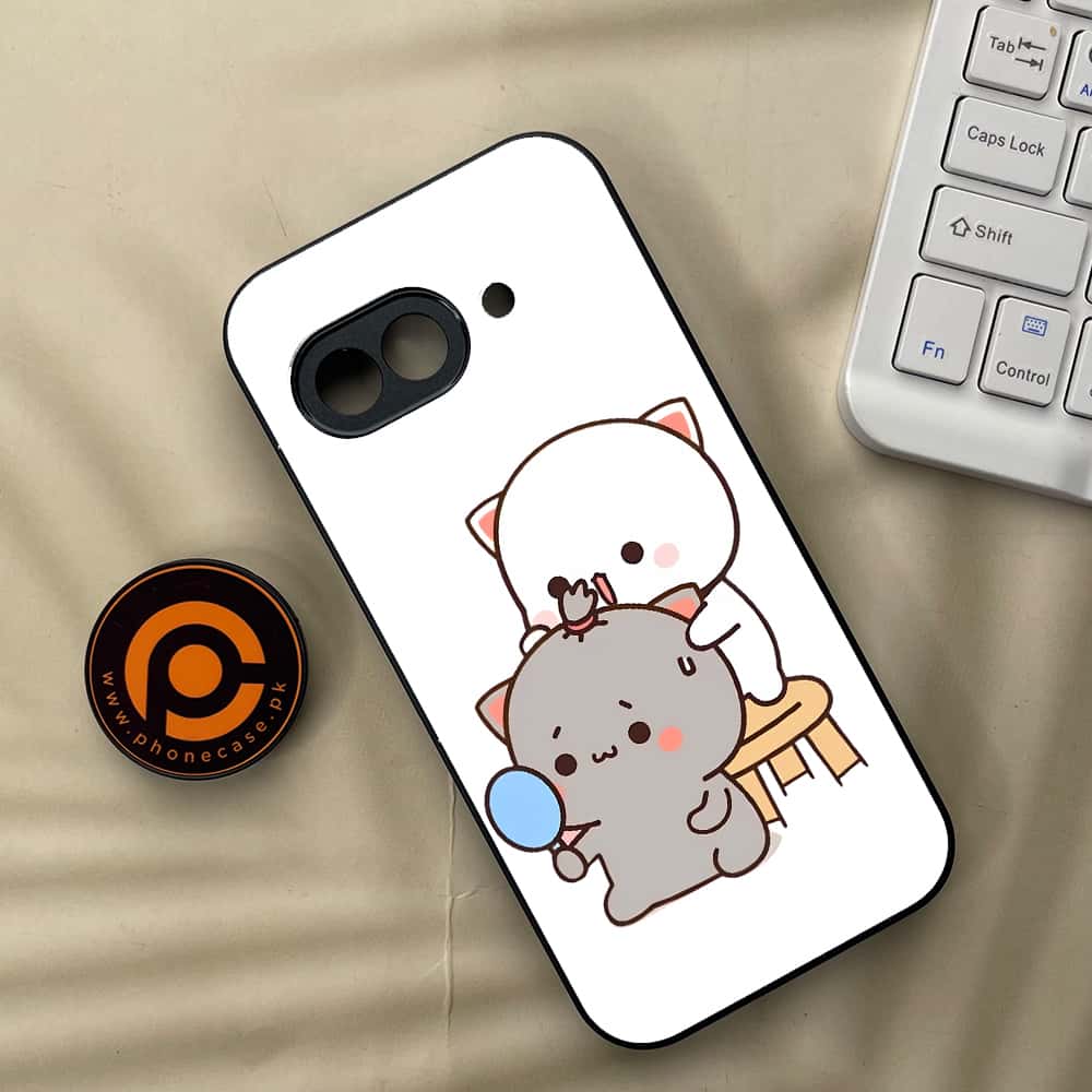 Google Pixel 9a - Cute BuBu DuDu Series - Premium Metal Printed soft Bumper Shock Proof Case