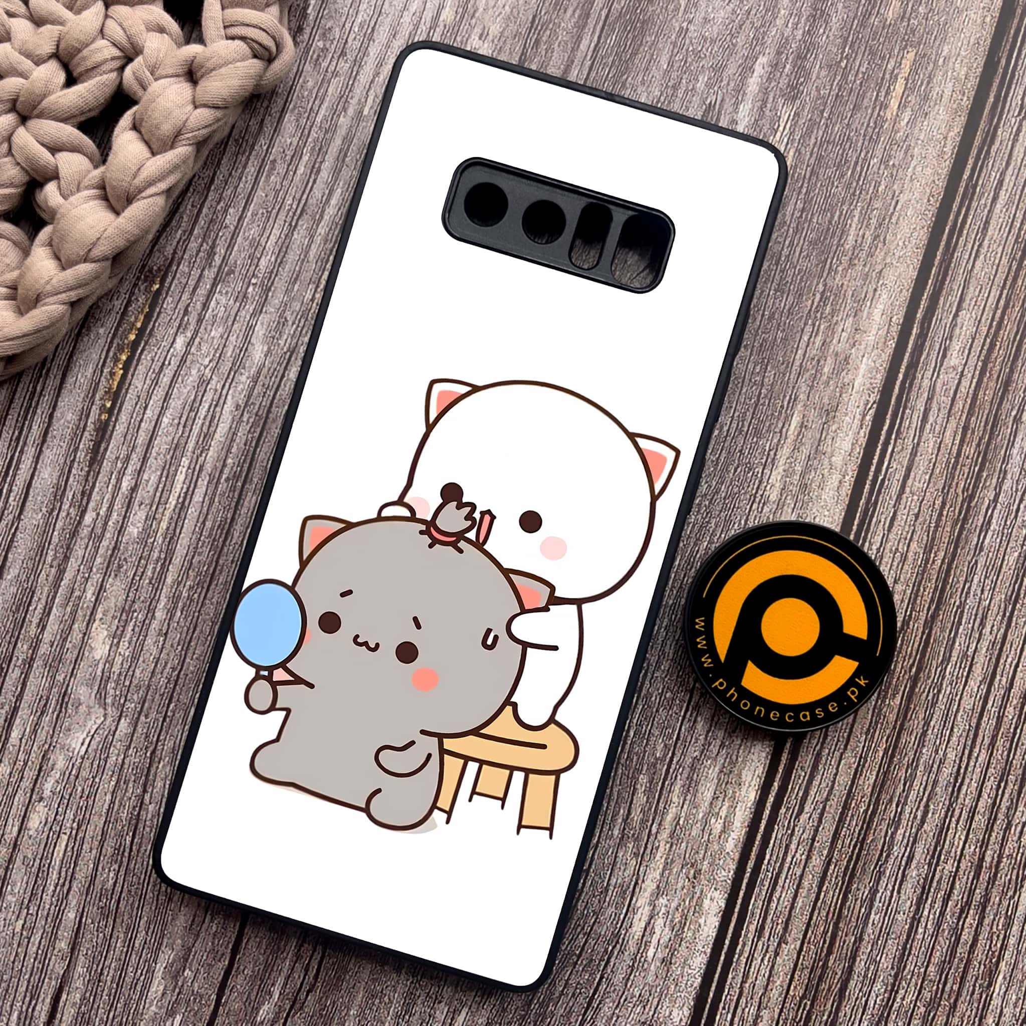 Samsung Galaxy Note 8 - Cute BuBu DuDu Series - Premium Metal Printed soft Bumper shock Proof Case