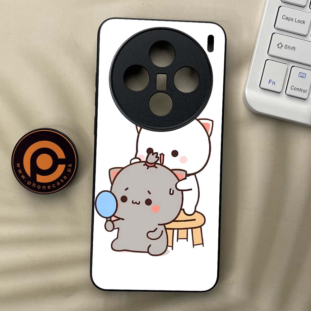 Vivo X200 - Cute BuBu DuDu Series - Premium Metal  Printed soft Bumper shock Proof Case