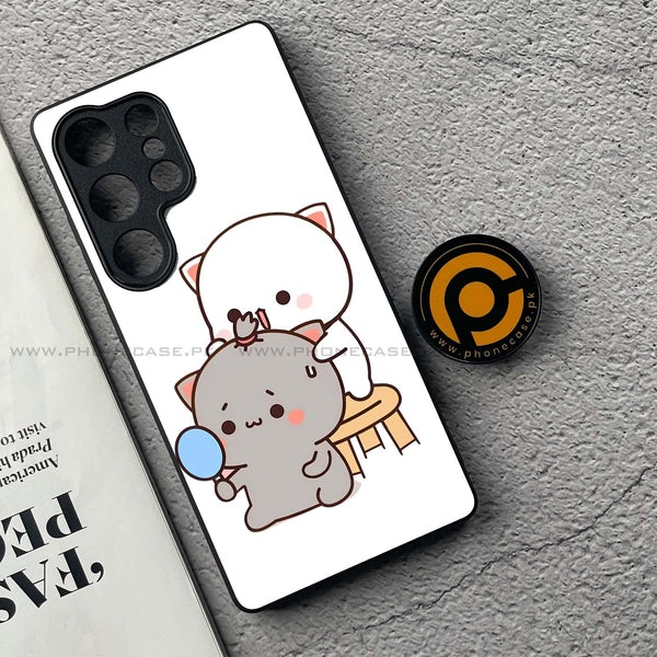 Samsung Galaxy S25 Ultra - Cute BuBu DuDu Design 7 - Premium Metal Printed soft Bumper shock Proof Case CS-43169