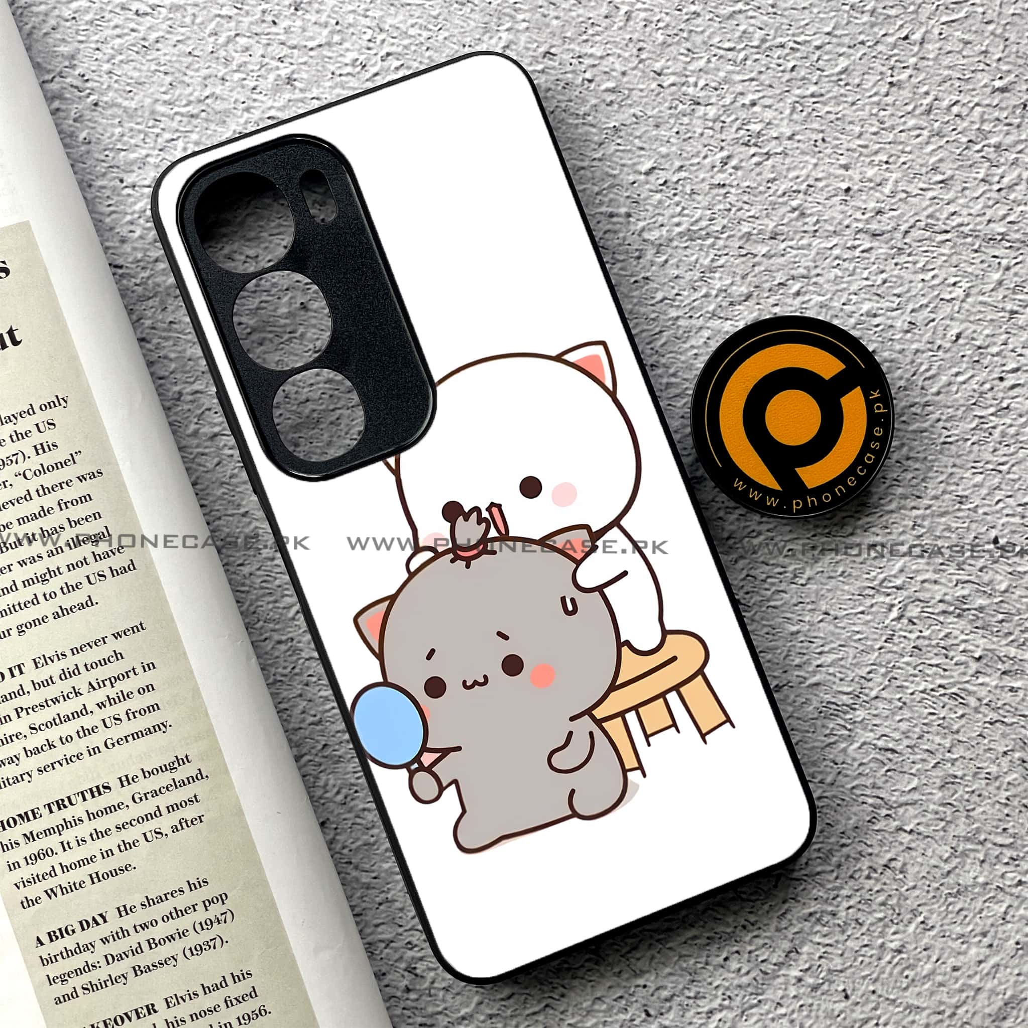 Vivo Y19s Pro - Cute BuBu DuDu Series - Premium Metal Printed soft Bumper shock Proof Case