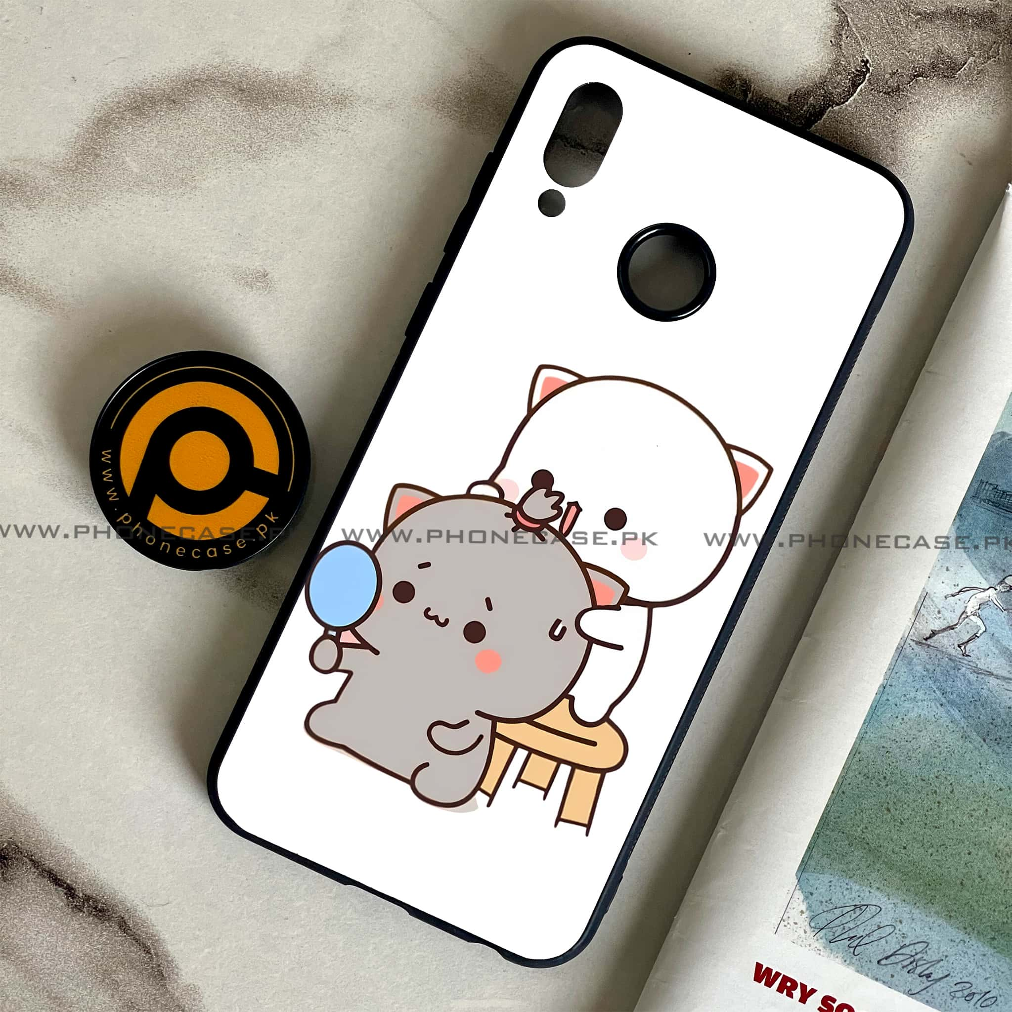 Huawei Honor Play - Cute BuBu DuDu Series - Premium Printed Glass soft Bumper shock Proof Case