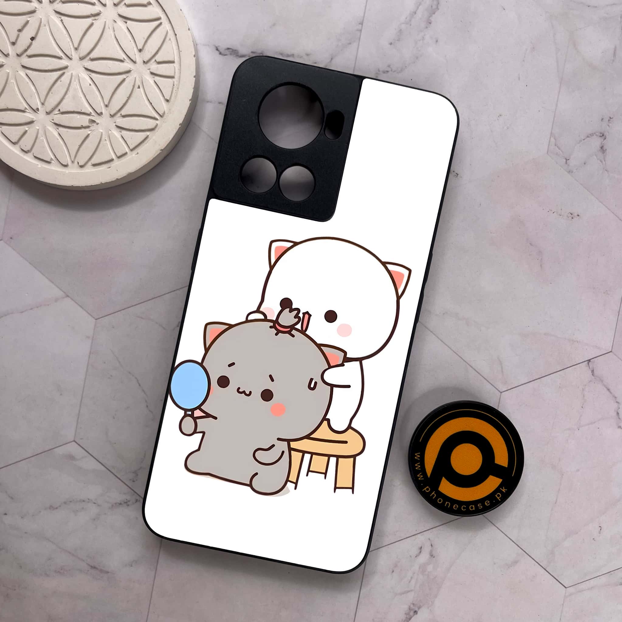OnePlus 10R - Cute BuBu DuDu - Premium Metal Printed soft Bumper shock Proof Case