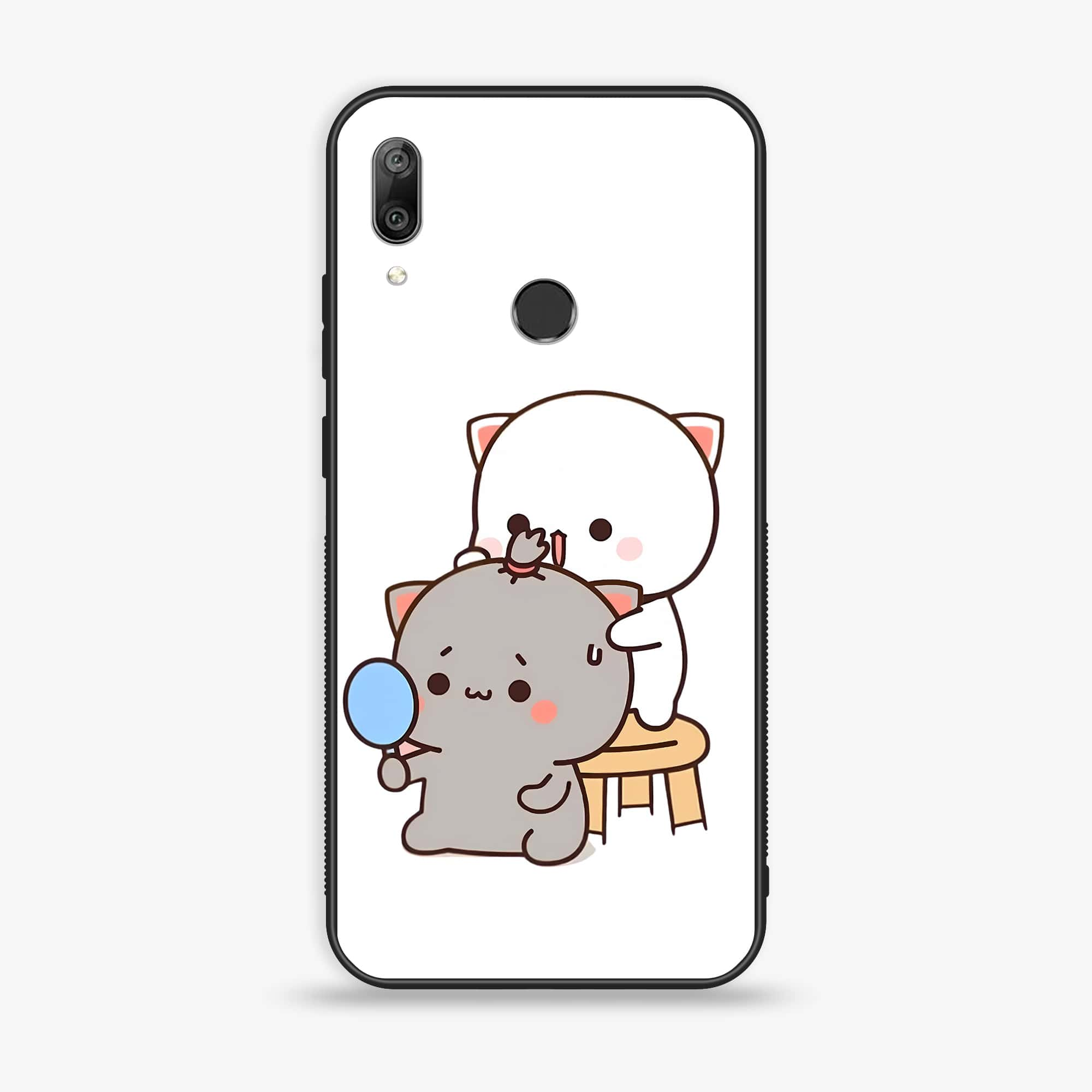 Huawei Y7 Prime (2019) - Cute BuBu DuDu - Premium Printed Glass soft Bumper shock Proof Case