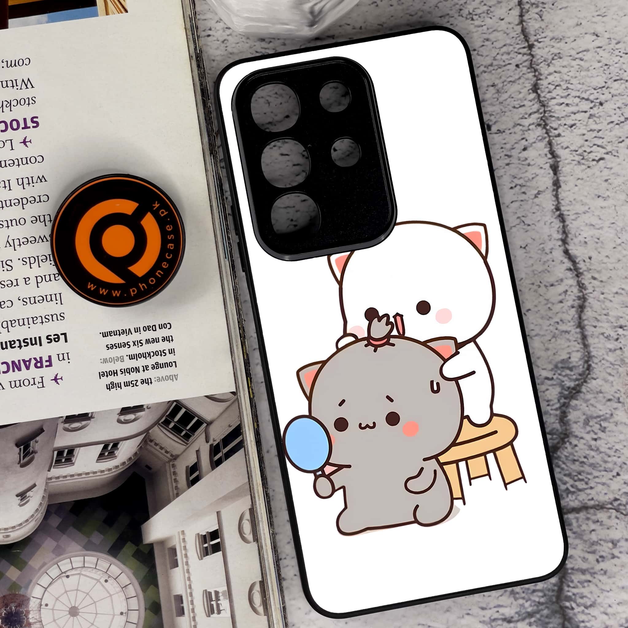 Vivo Y29 4G - Cute BuBu DuDu Series - Premium Metal Printed soft Bumper Shock Proof Case