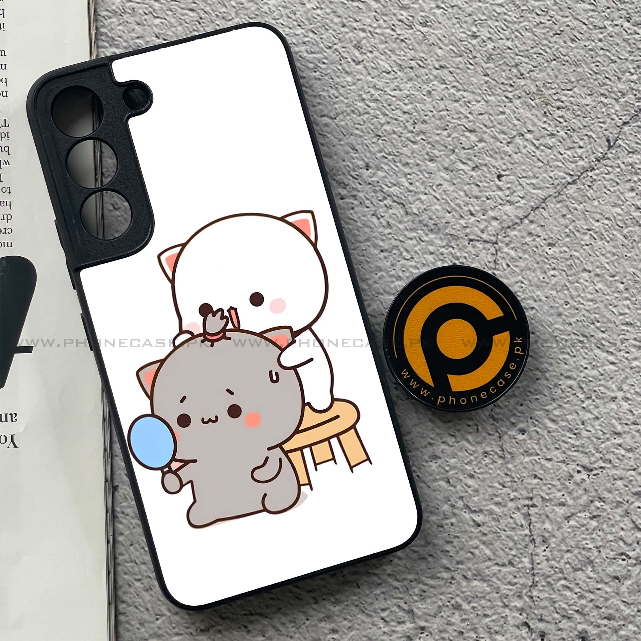 Samsung Galaxy S22 - Cute BuBu DuDu Series - Premium Metal Printed soft Bumper shock Proof Case
