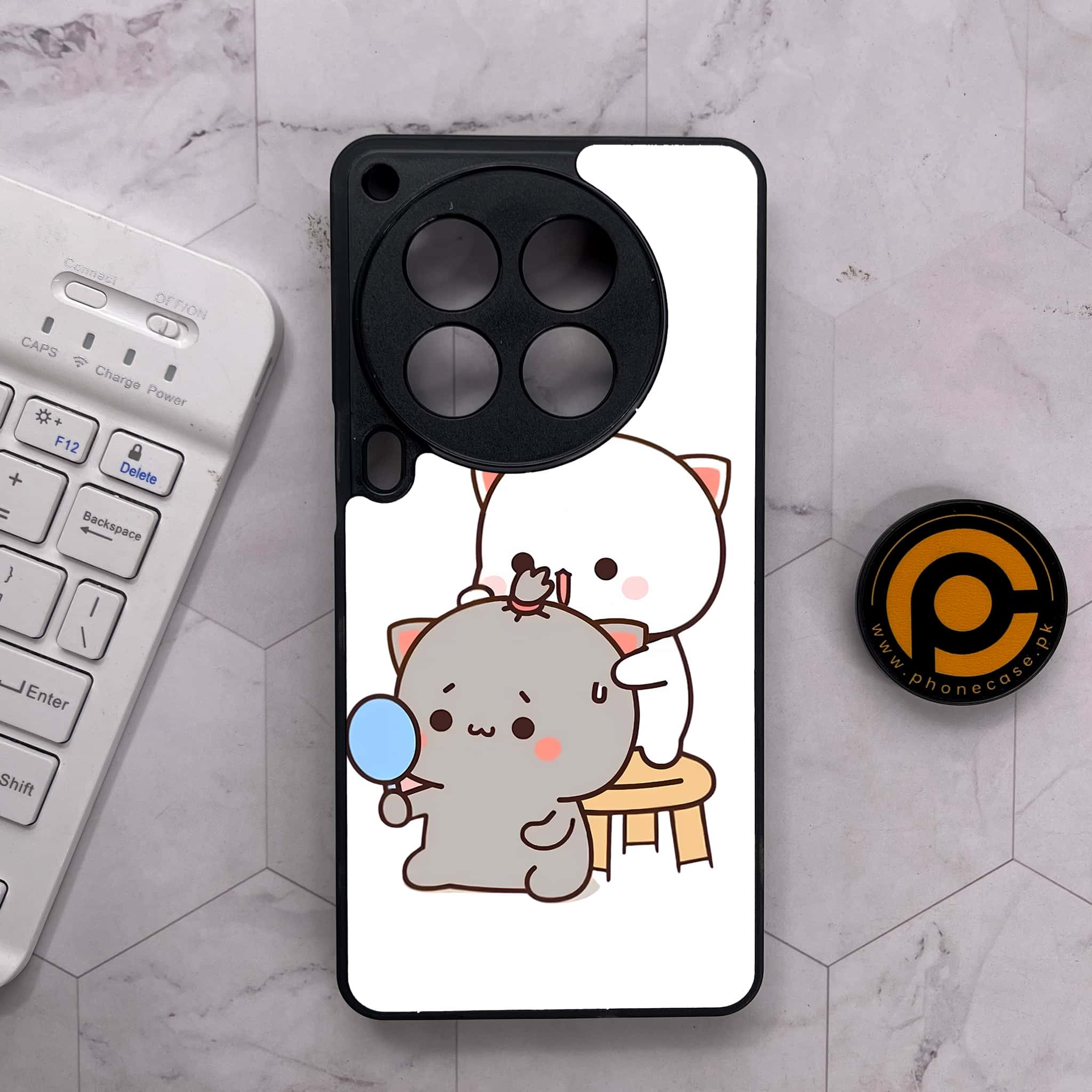 Tecno Camon 30 Premier - Cute BuBu DuDu Series - Premium Metal Printed soft Bumper shock Proof Case