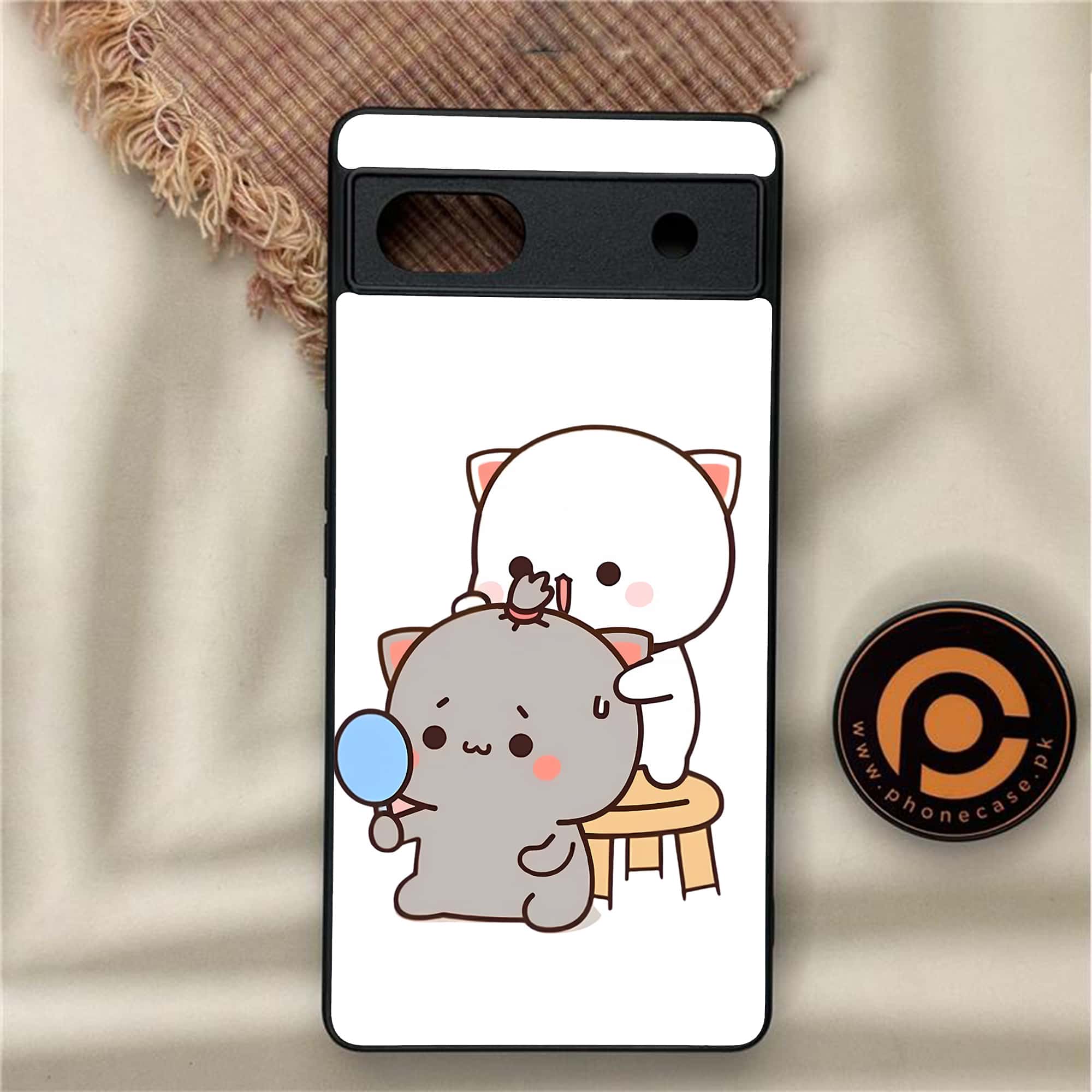 Google Pixel 6A - Cute BuBu DuDu - Premium Metal Printed soft Bumper Shock Proof Case