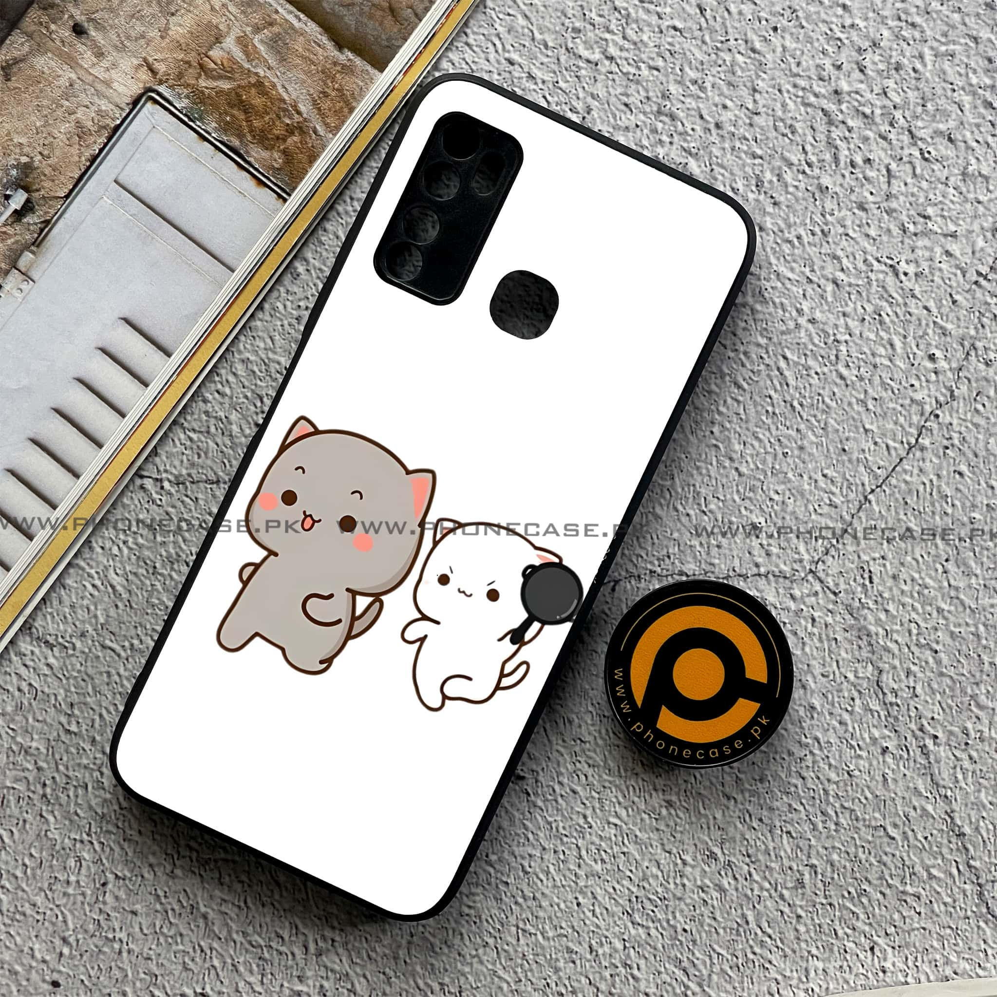 Infinix Note 7 Lite - Cute BuBu DuDu - Premium Printed Metal soft Bumper shock Proof Case