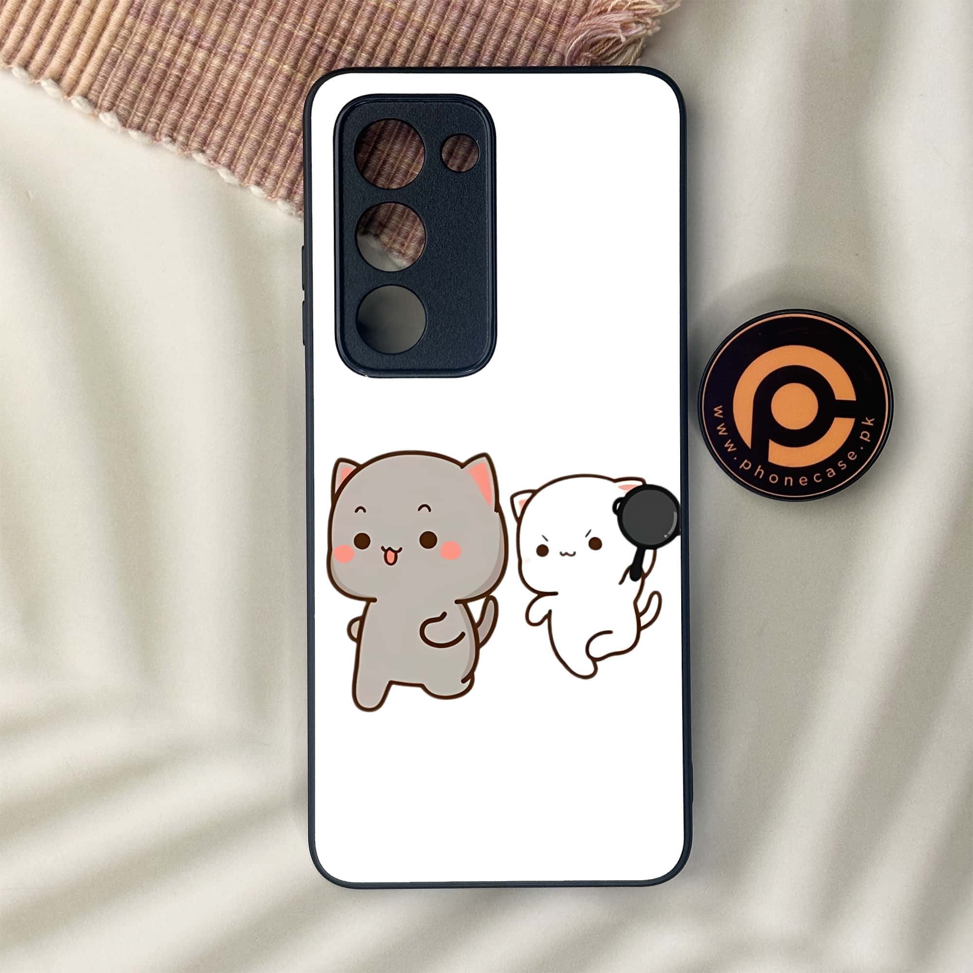 Oppo A5 2025 - Cute BuBu DuDu Series - Premium Metal Printed soft Bumper shock Proof Case