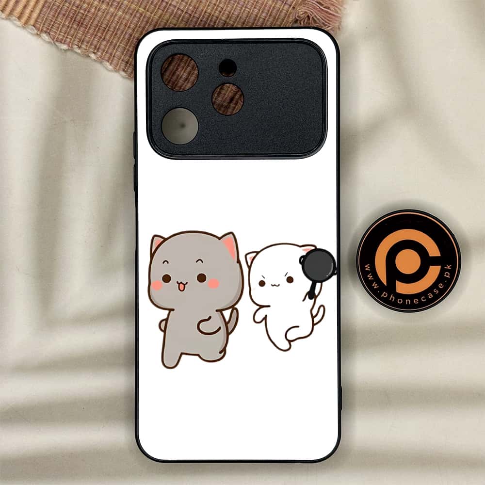 Tecno Spark 40 - Cute BuBu DuDu Series - Premium Metal Printed soft Bumper shock Proof Case