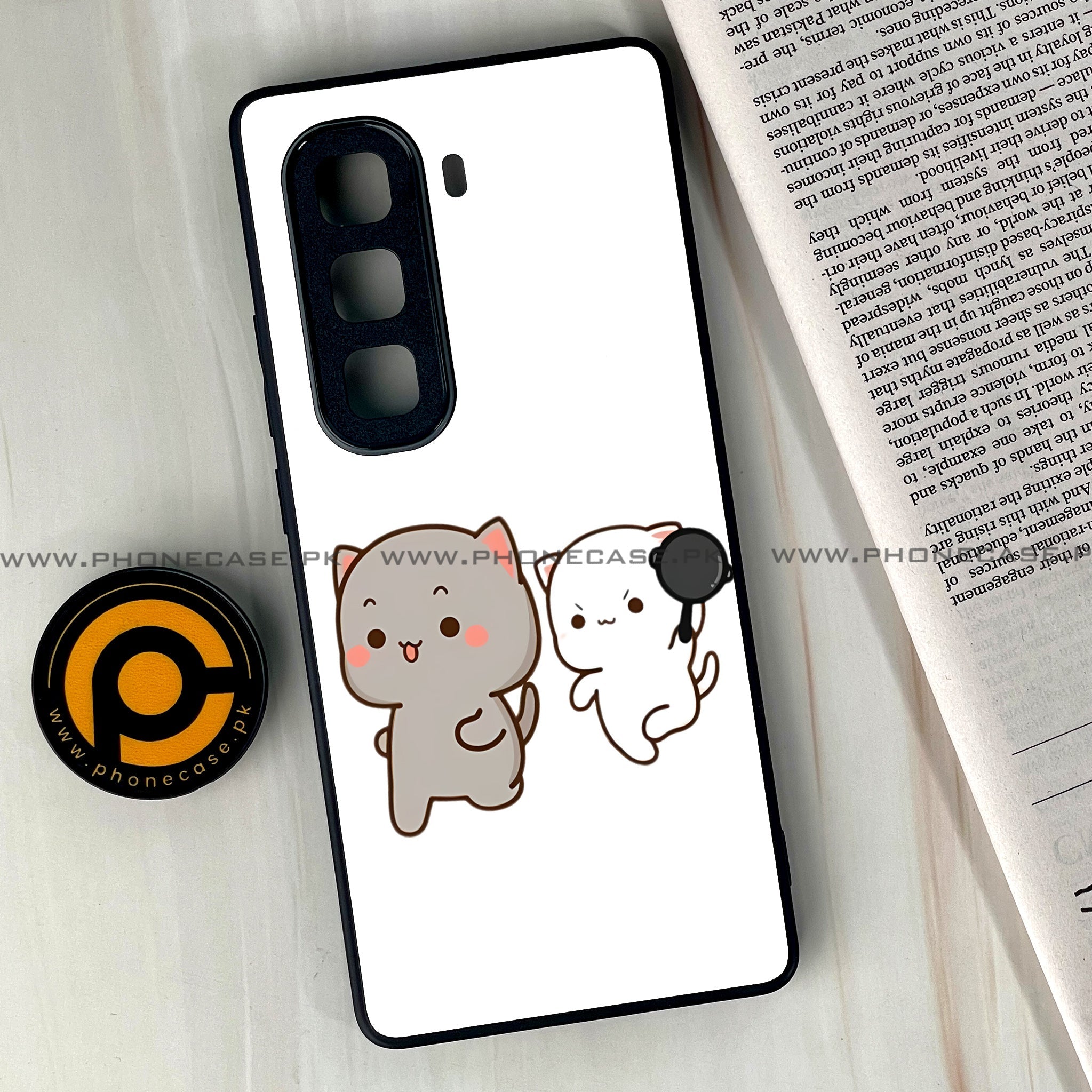 Infinix Hot 60 Pro Plus - Cute BuBu DuDu Series - Premium Metal Printed soft Bumper shock Proof Case