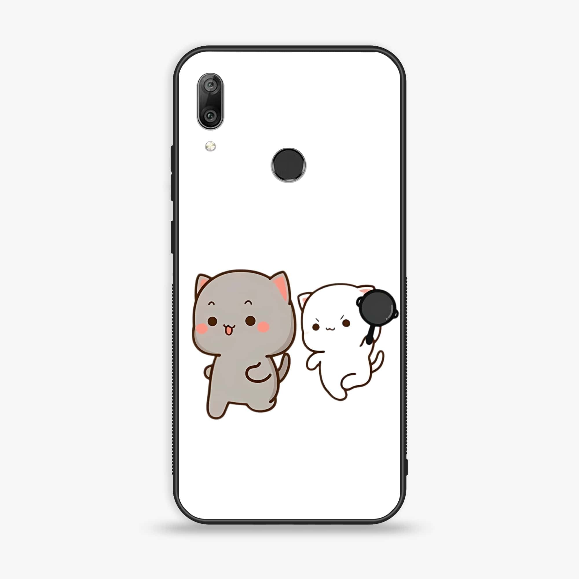 Huawei Y7 Prime (2019) - Cute BuBu DuDu - Premium Printed Glass soft Bumper shock Proof Case