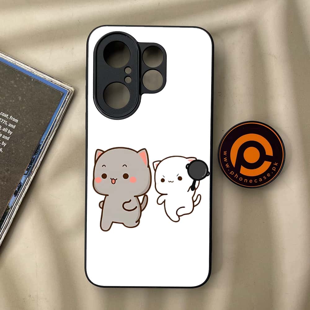 Vivo X200 FE - Cute BuBu DuDu Series - Premium Metal Printed soft Bumper Shock Proof Case