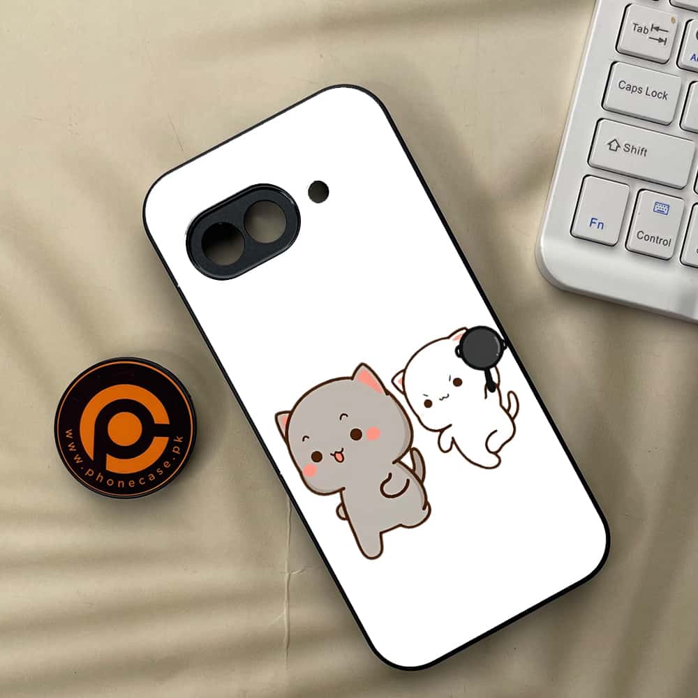 Google Pixel 9a - Cute BuBu DuDu Series - Premium Metal Printed soft Bumper Shock Proof Case