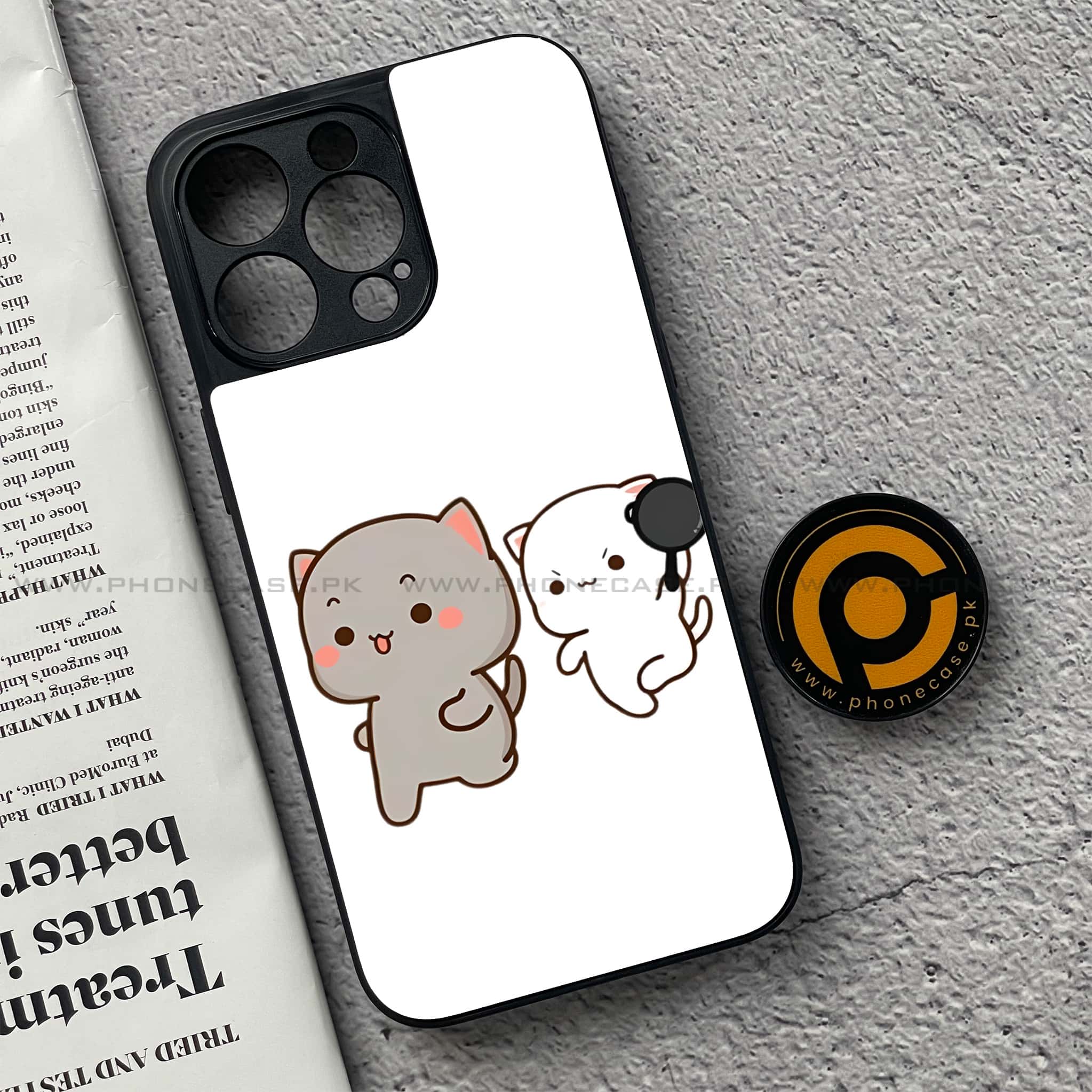 iPhone 15 Pro - Cute BuBu DuDu Series - Premium Metal Printed soft Bumper shock Proof Case