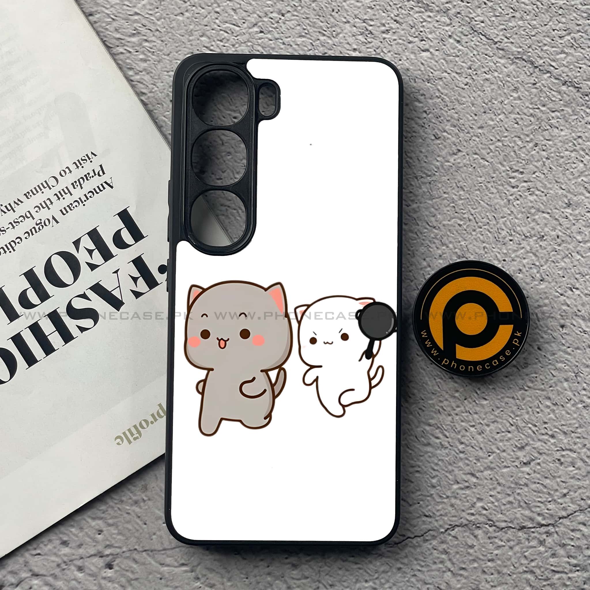 Vivo V40 Lite (IDN) - Cute BuBu DuDu Series - Premium Metal Printed soft Bumper Shock Proof Case