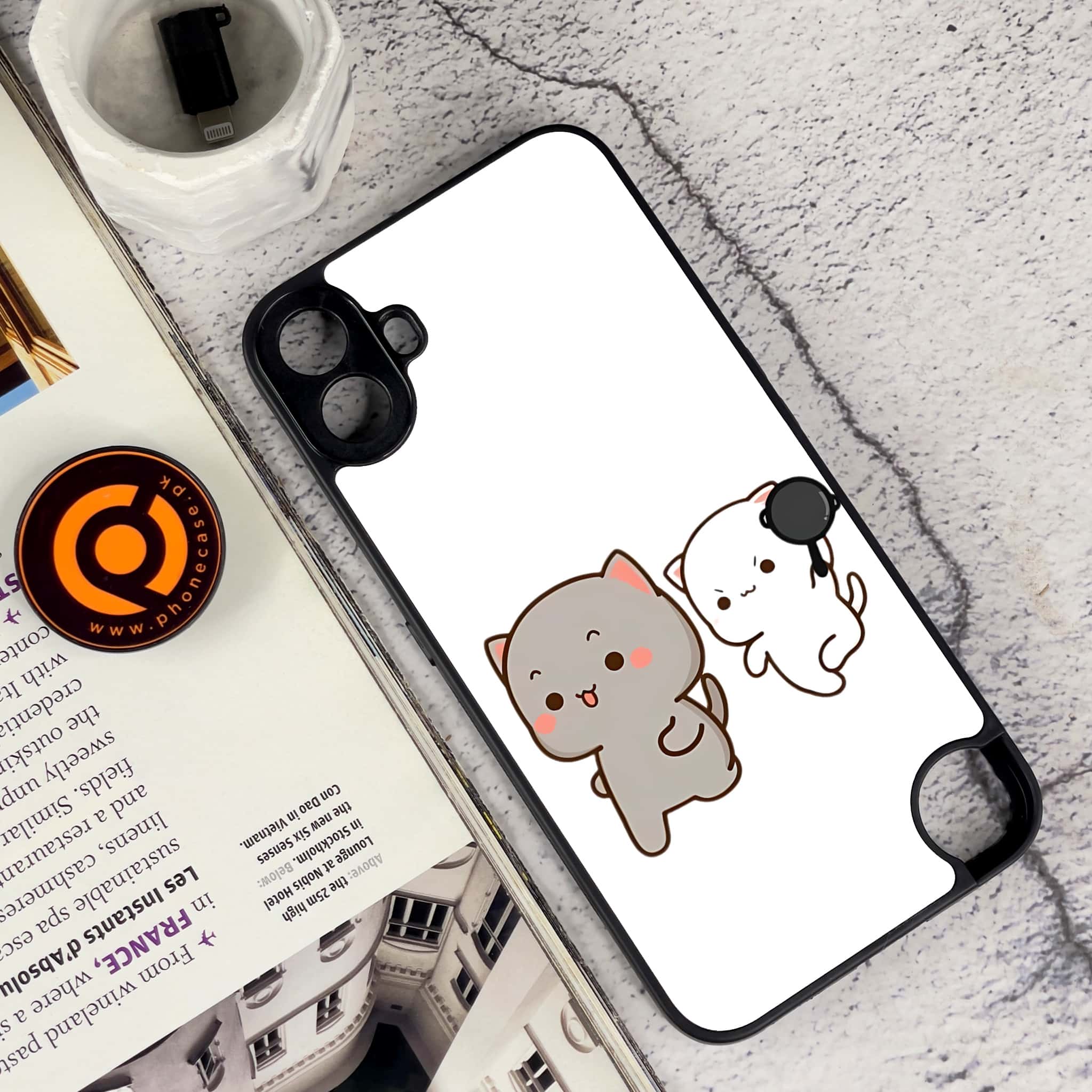 Nothing CMF Phone 1 - Cute BuBu DuDu Series - Premium Metal Printed soft Bumper Shock Proof Case