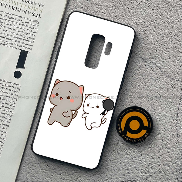 Samsung Galaxy S9 Plus - Cute BuBu DuDu Design 8- Premium Printed Glass soft Bumper shock Proof Case CS-46363