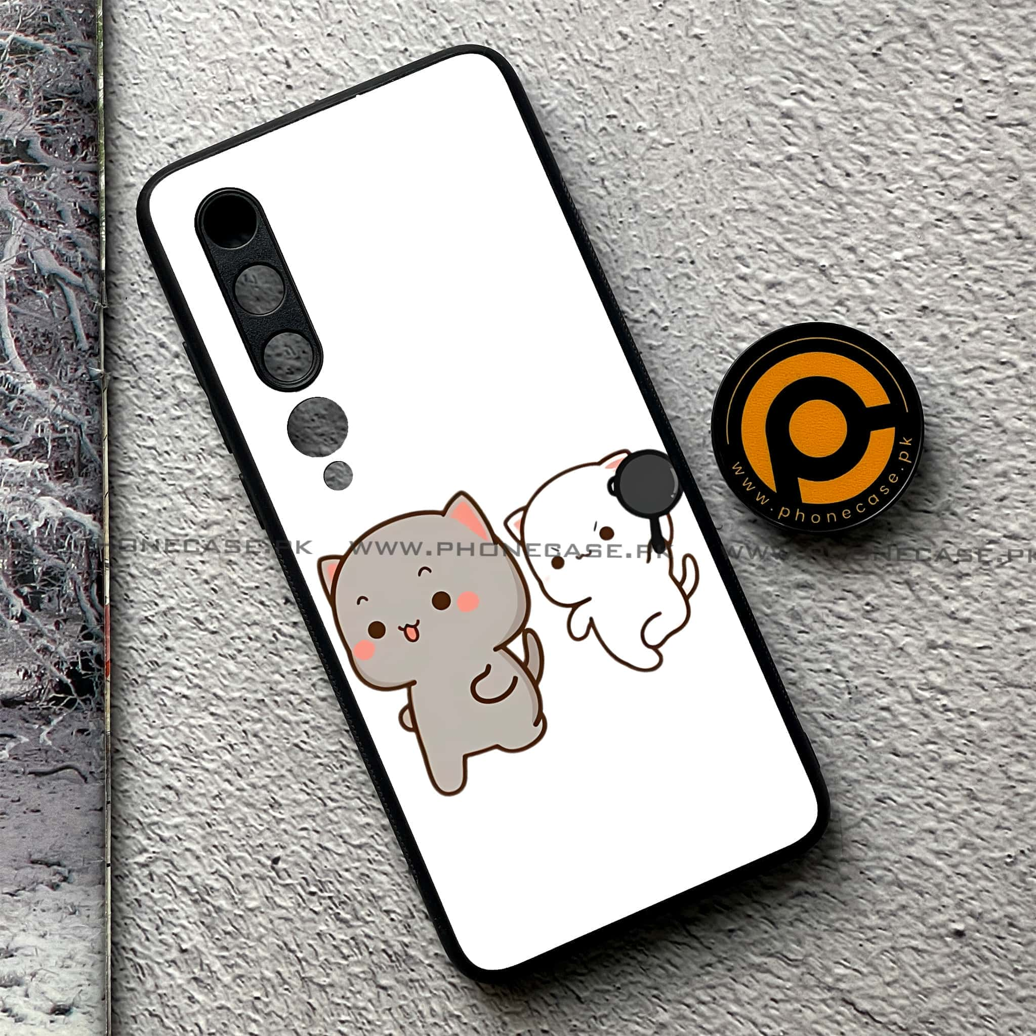 Xiaomi Mi 10 - Cute BuBu DuDu Series - Premium Printed Glass soft Bumper shock Proof Case