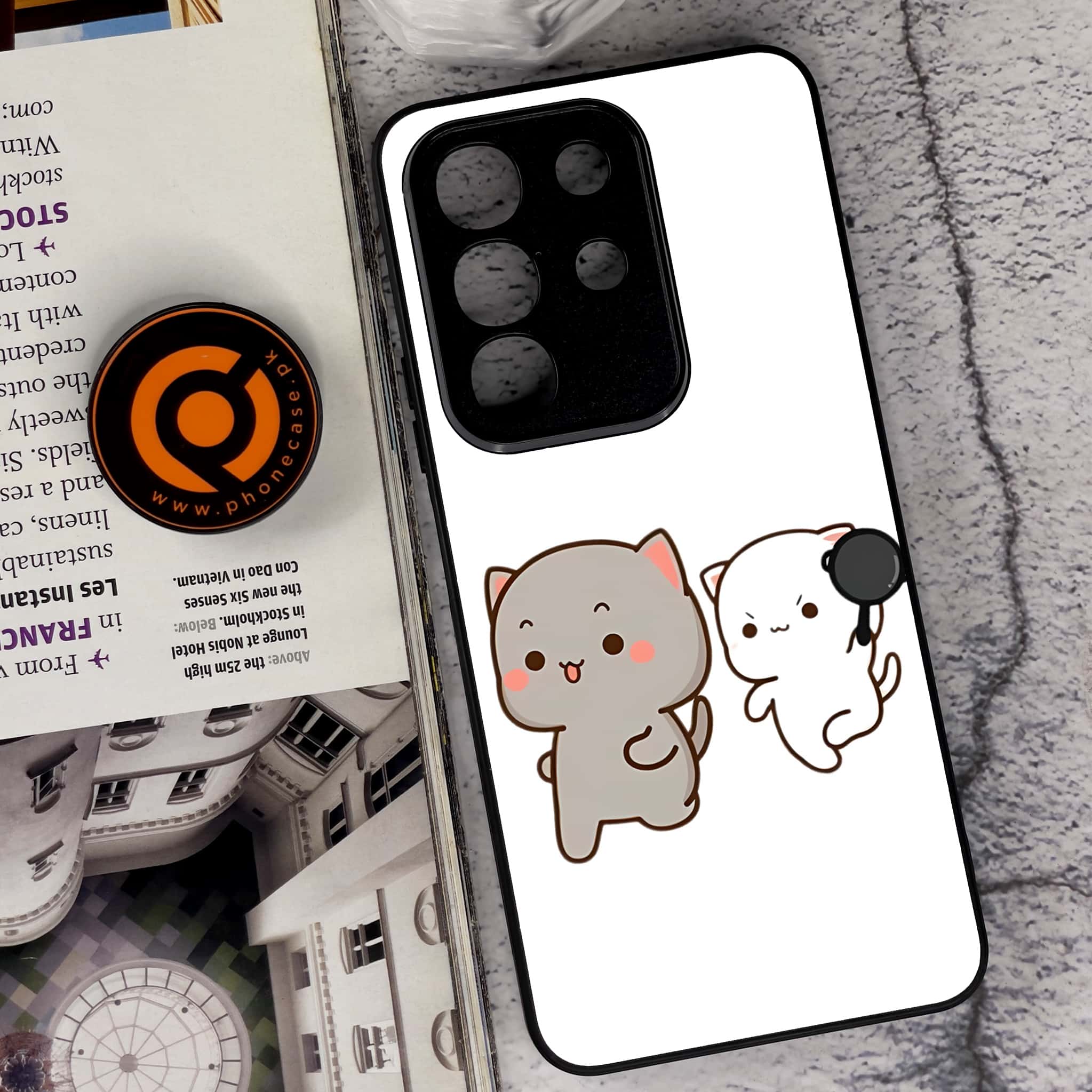 Vivo Y29 4G - Cute BuBu DuDu Series - Premium Metal Printed soft Bumper Shock Proof Case