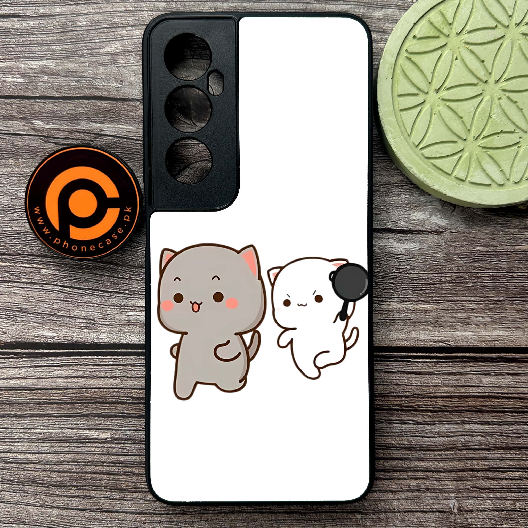 Realme C65  - Cute BuBu DuDu Series - Premium Metal Printed soft Bumper shock Proof Case